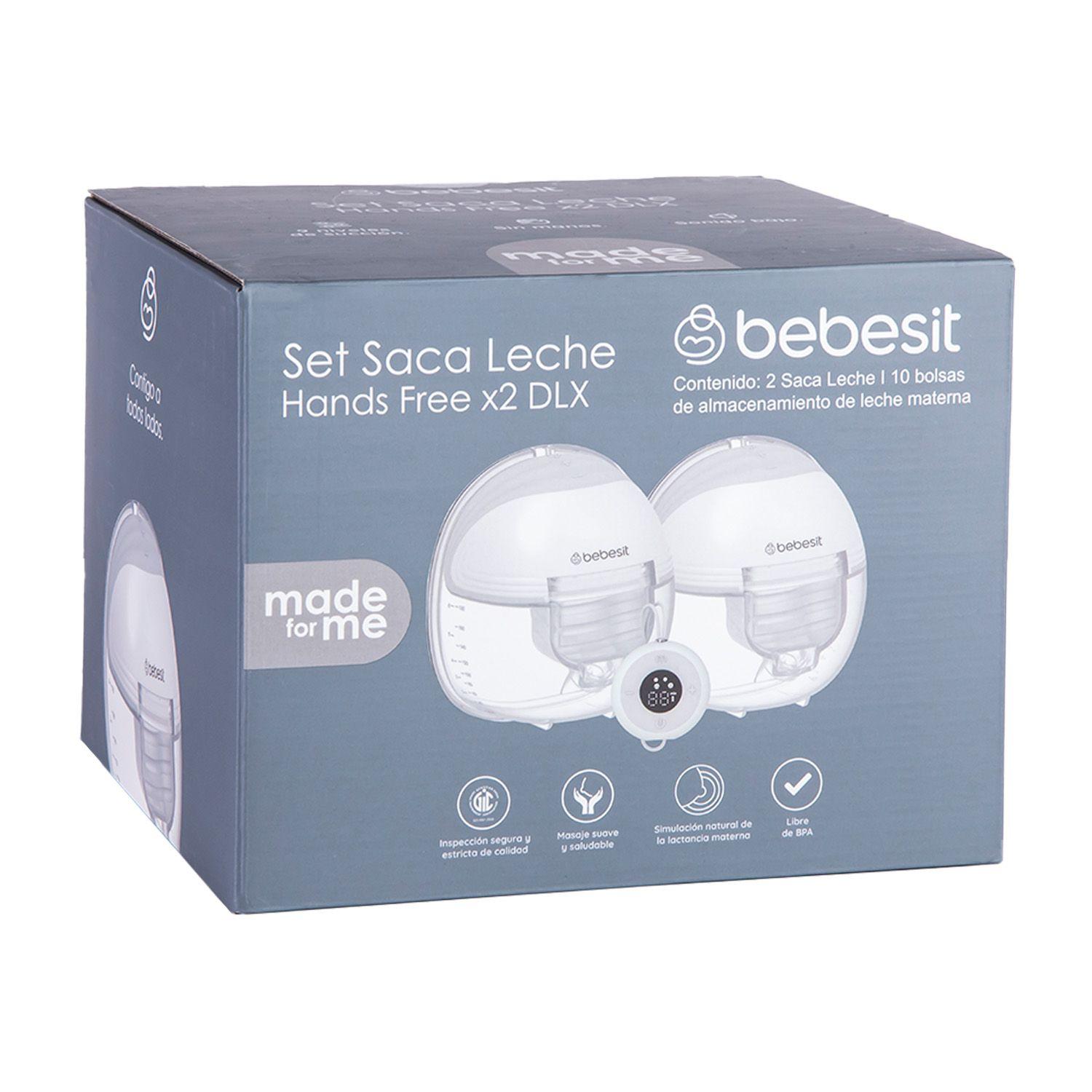 Extractor Leche Materna Doble + Control Remoto + 10 Bolsas-9