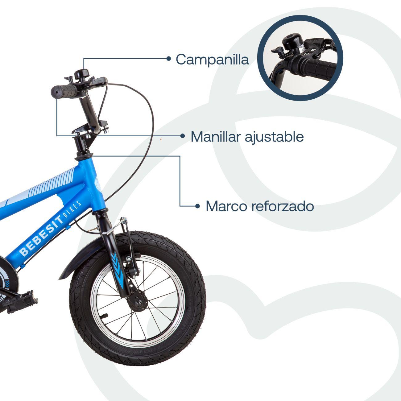 Bicicleta Infantil Canyon Aro 12 Azul Bebesit-3