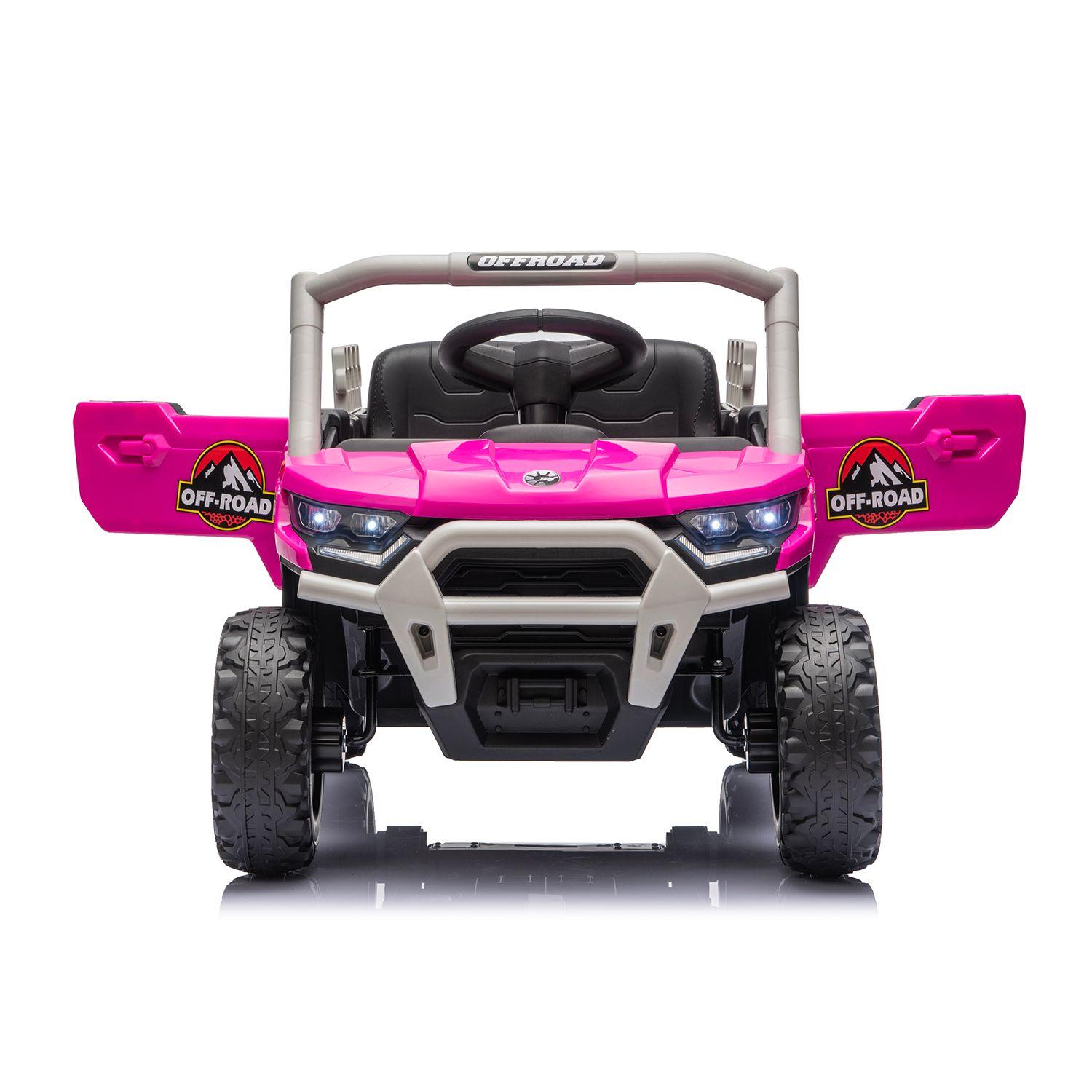 Auto Buggy Camioneta Trex Rosada-1