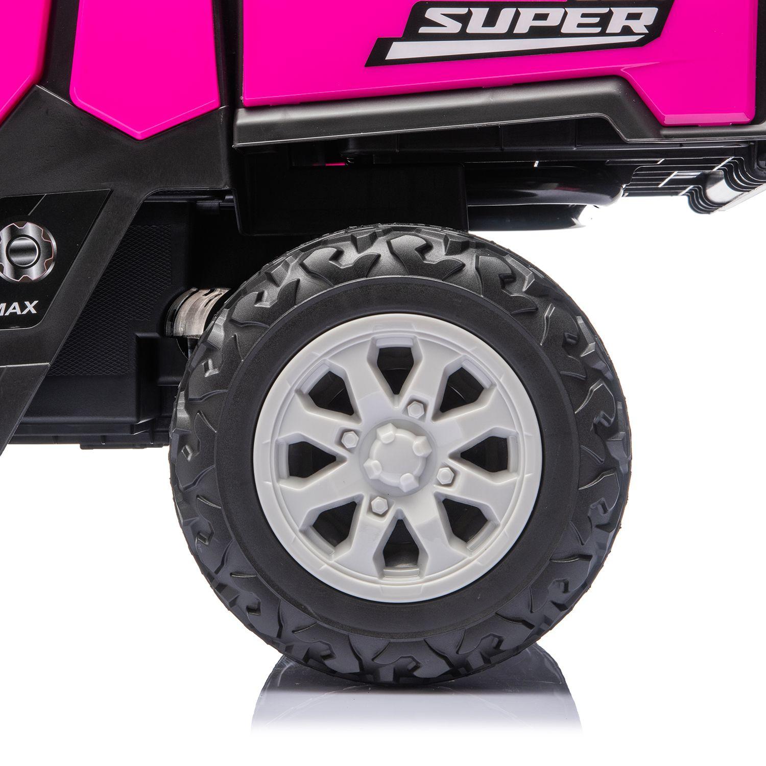 Auto Buggy Camioneta Trex Rosada-5