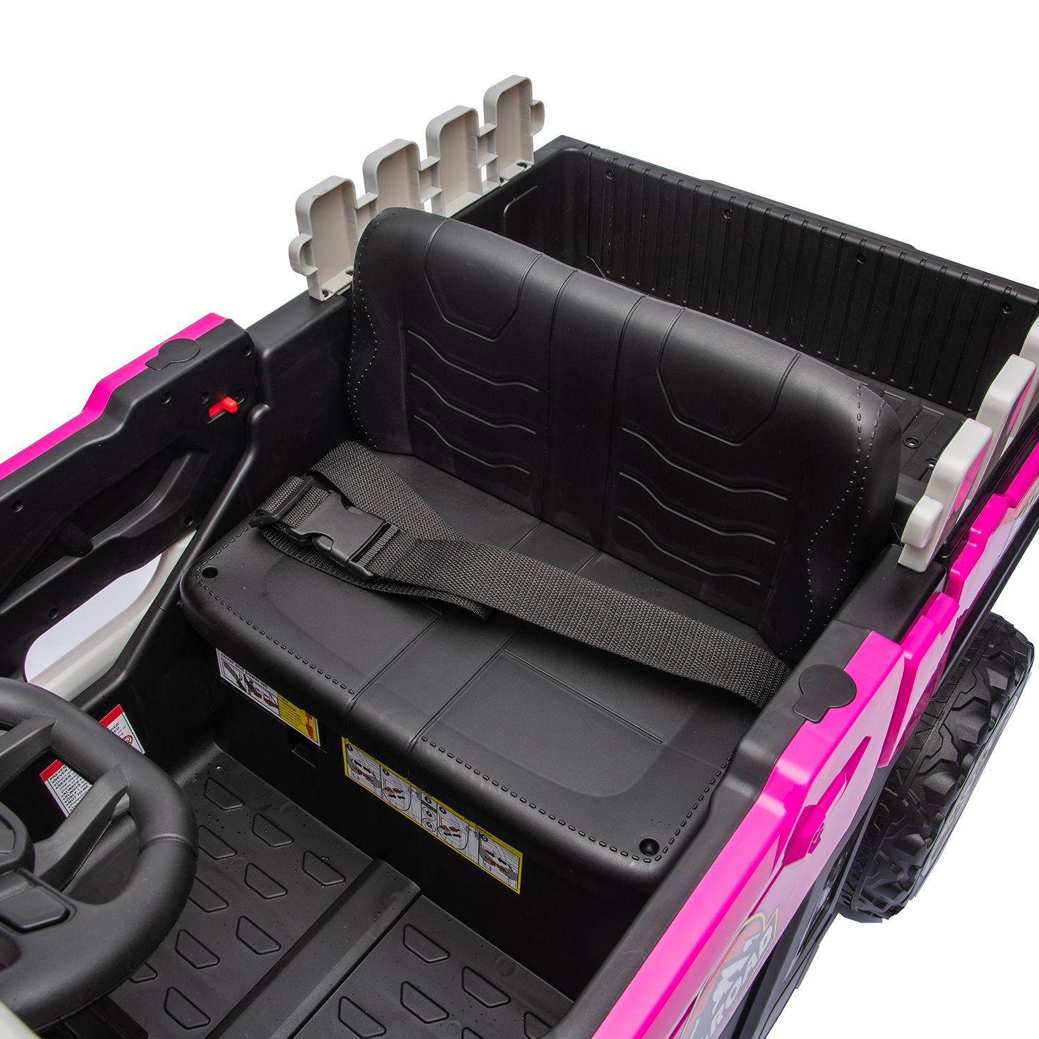 Auto Buggy Camioneta Trex Rosada-6