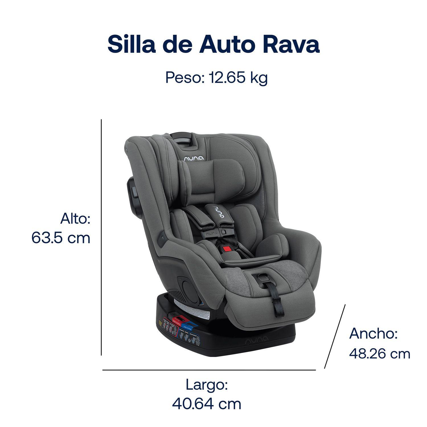 Silla de auto Nuna convertible RAVA Granite-6