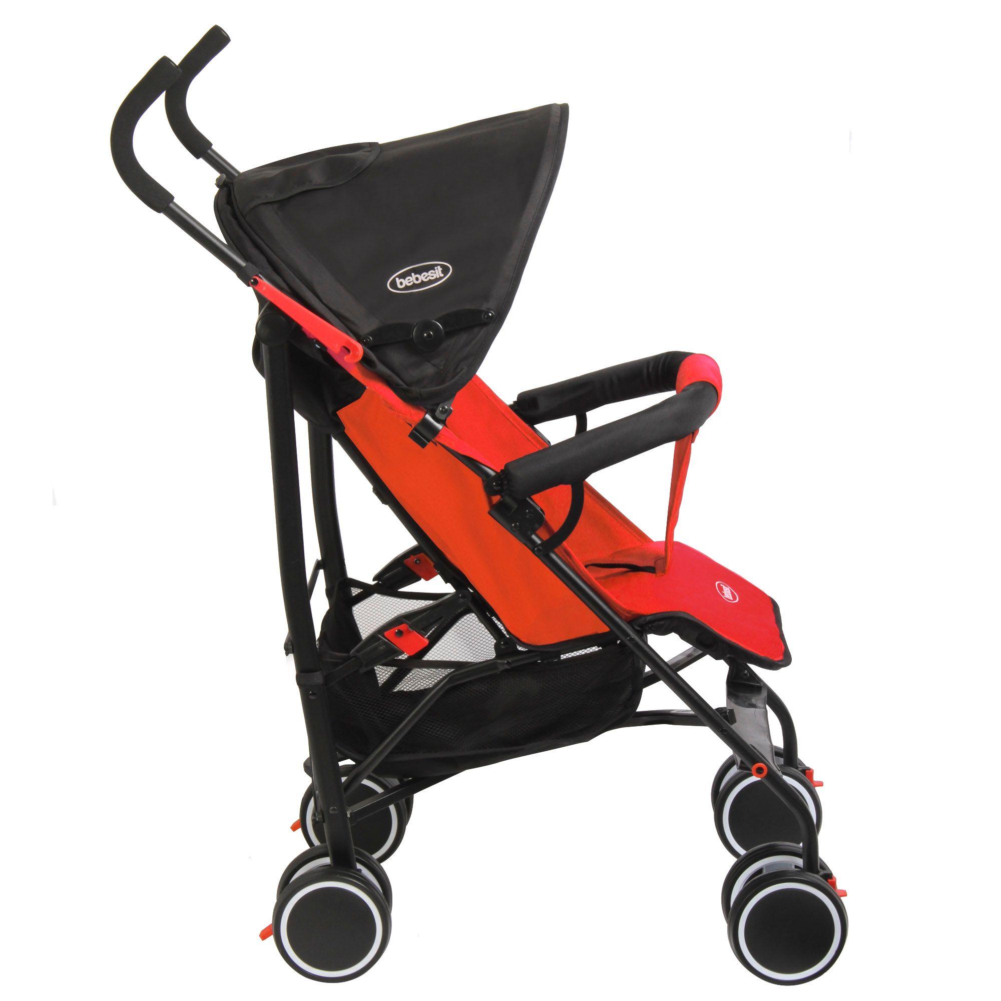Coche Paragua Clap Sx Rojo-2
