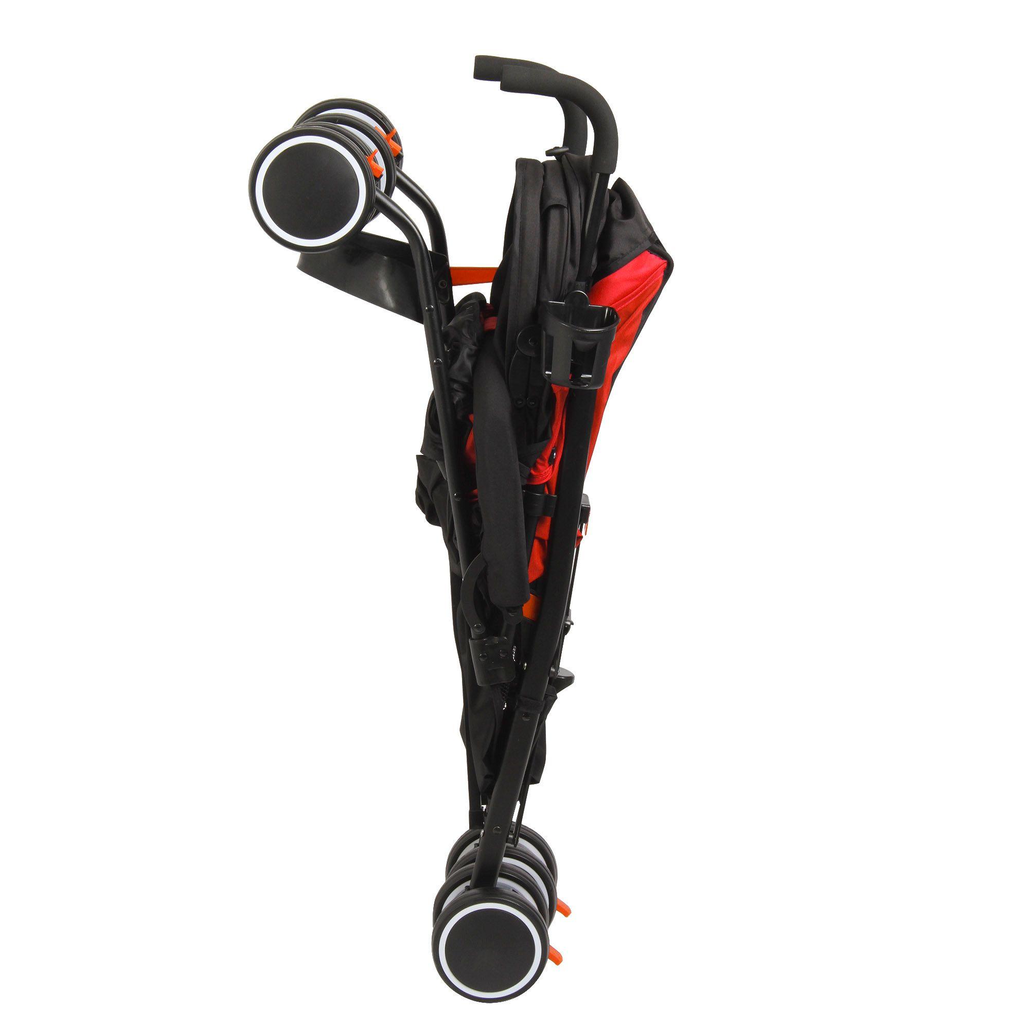 Coche Paragua Clap Sx Rojo-3
