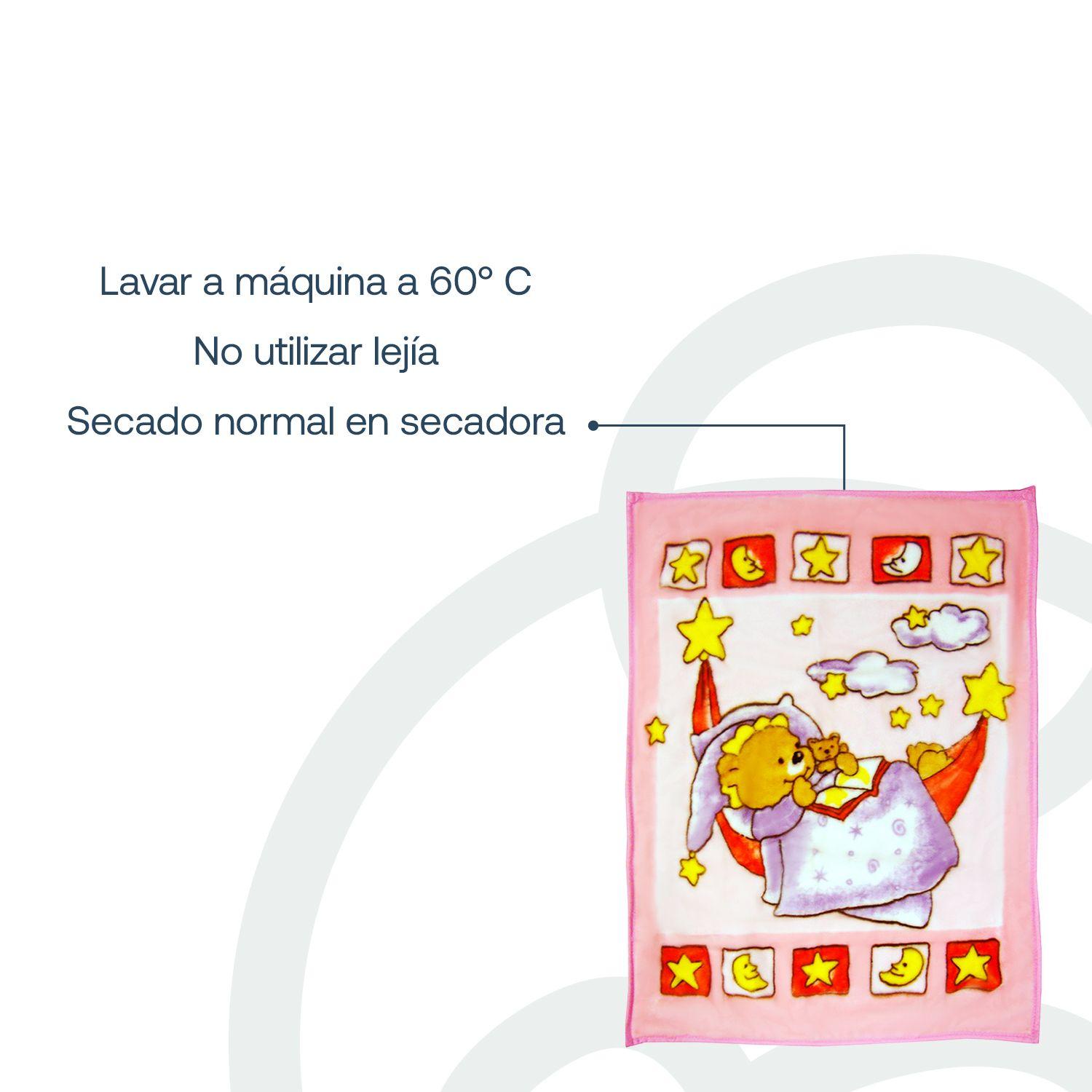Saco con Broche Oso Rosa Bebesit-5