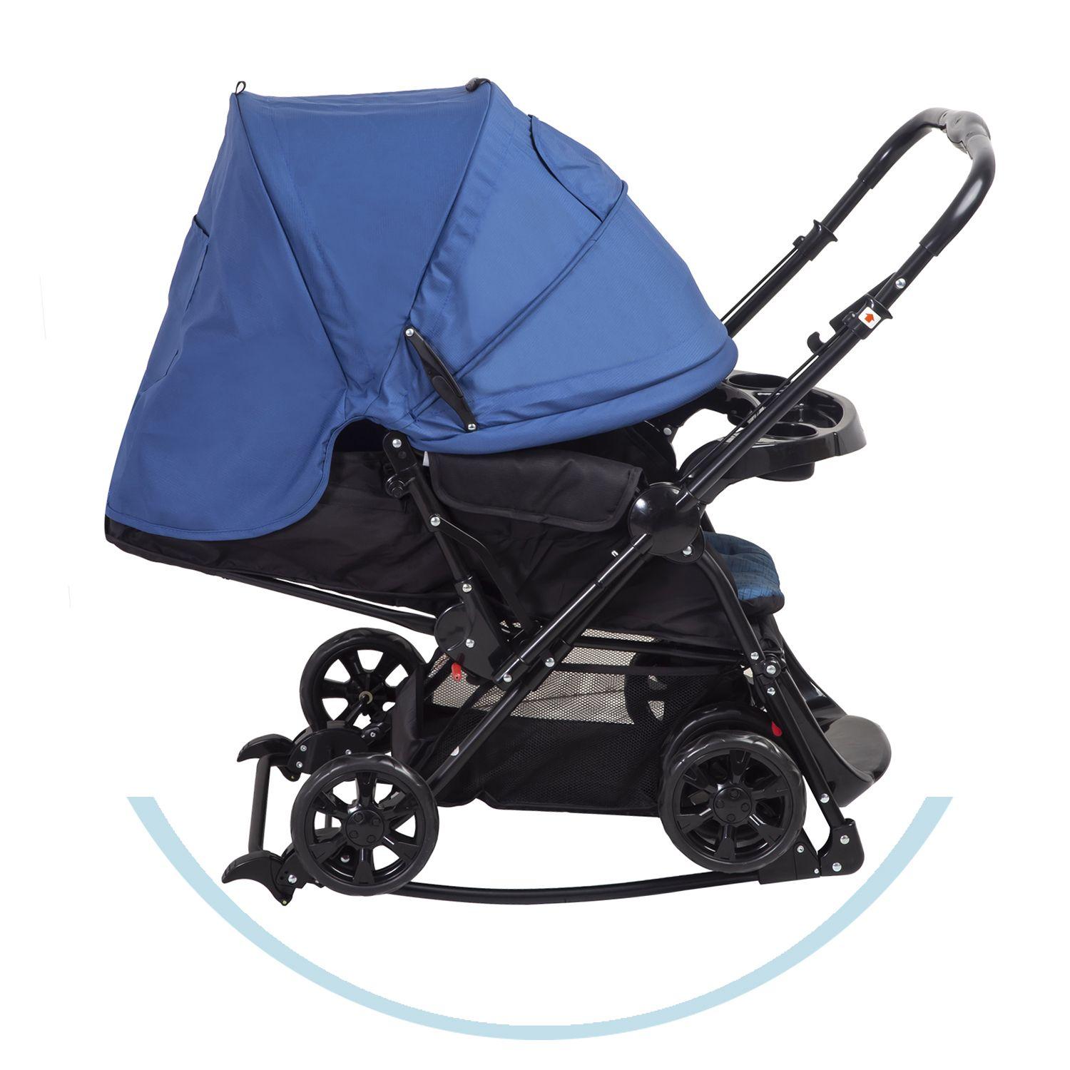 Coche Cuna Balancin SX Azul-3