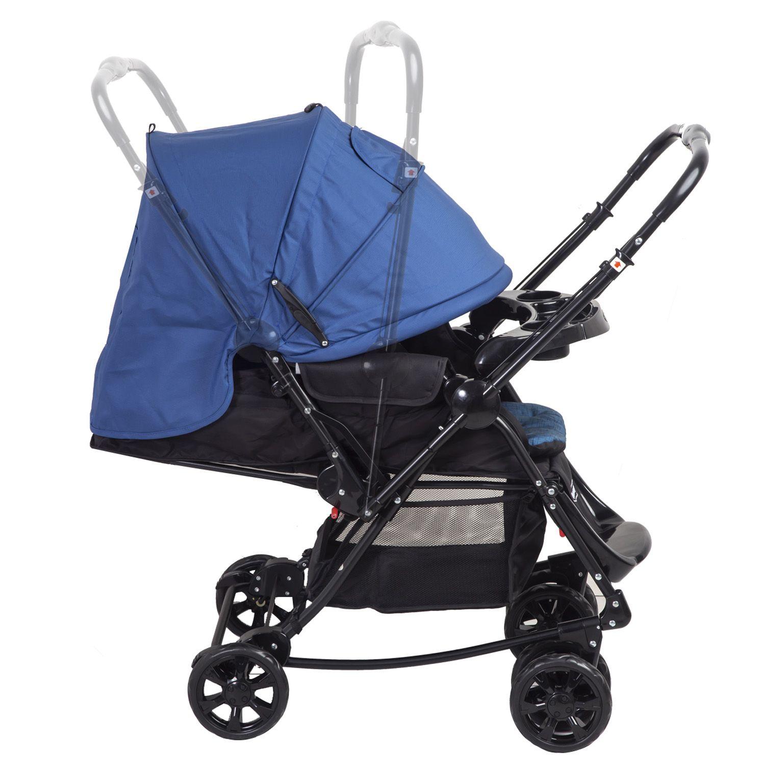 Coche Cuna Balancin SX Azul-4
