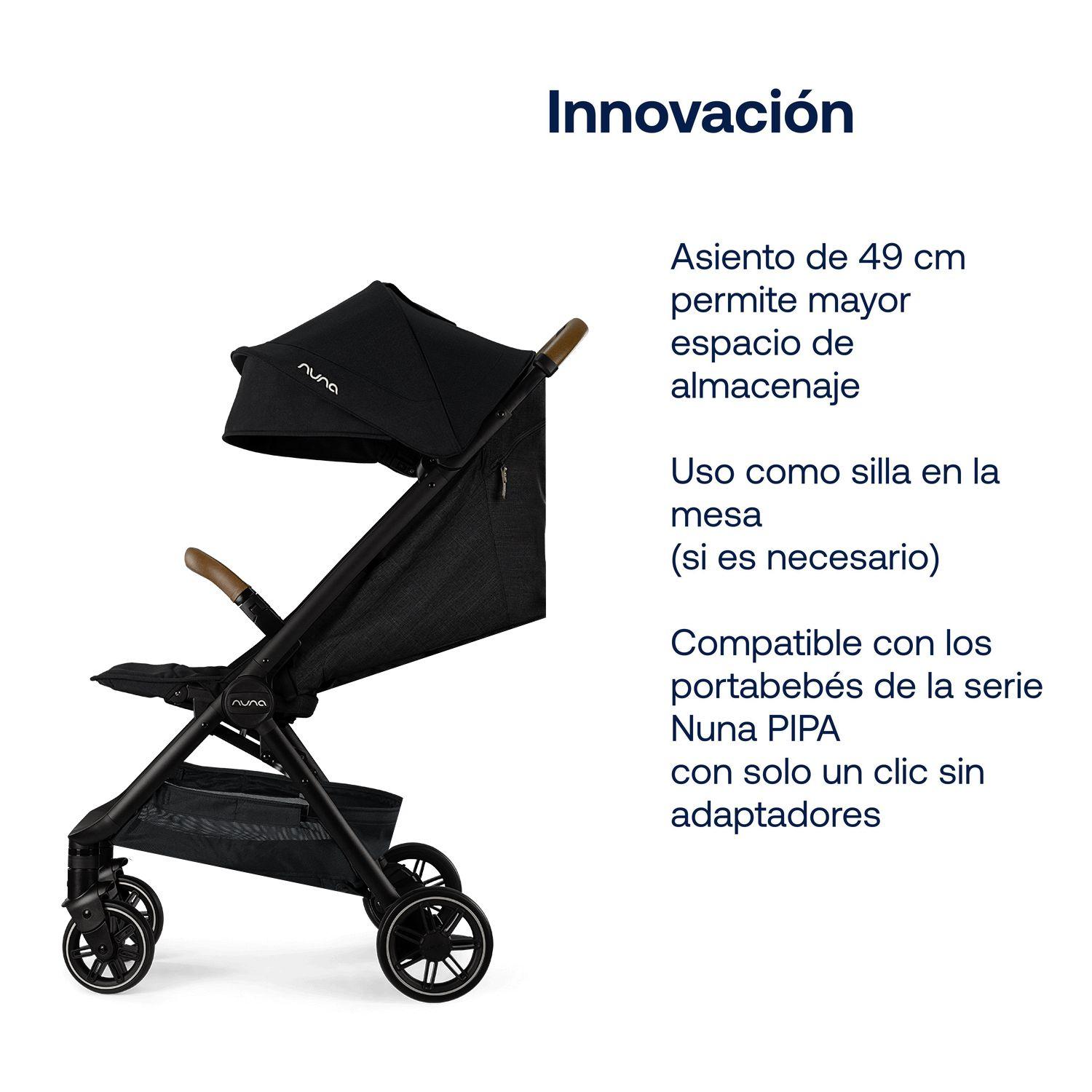 Coche de Paseo TRVL Negro Nuna-7