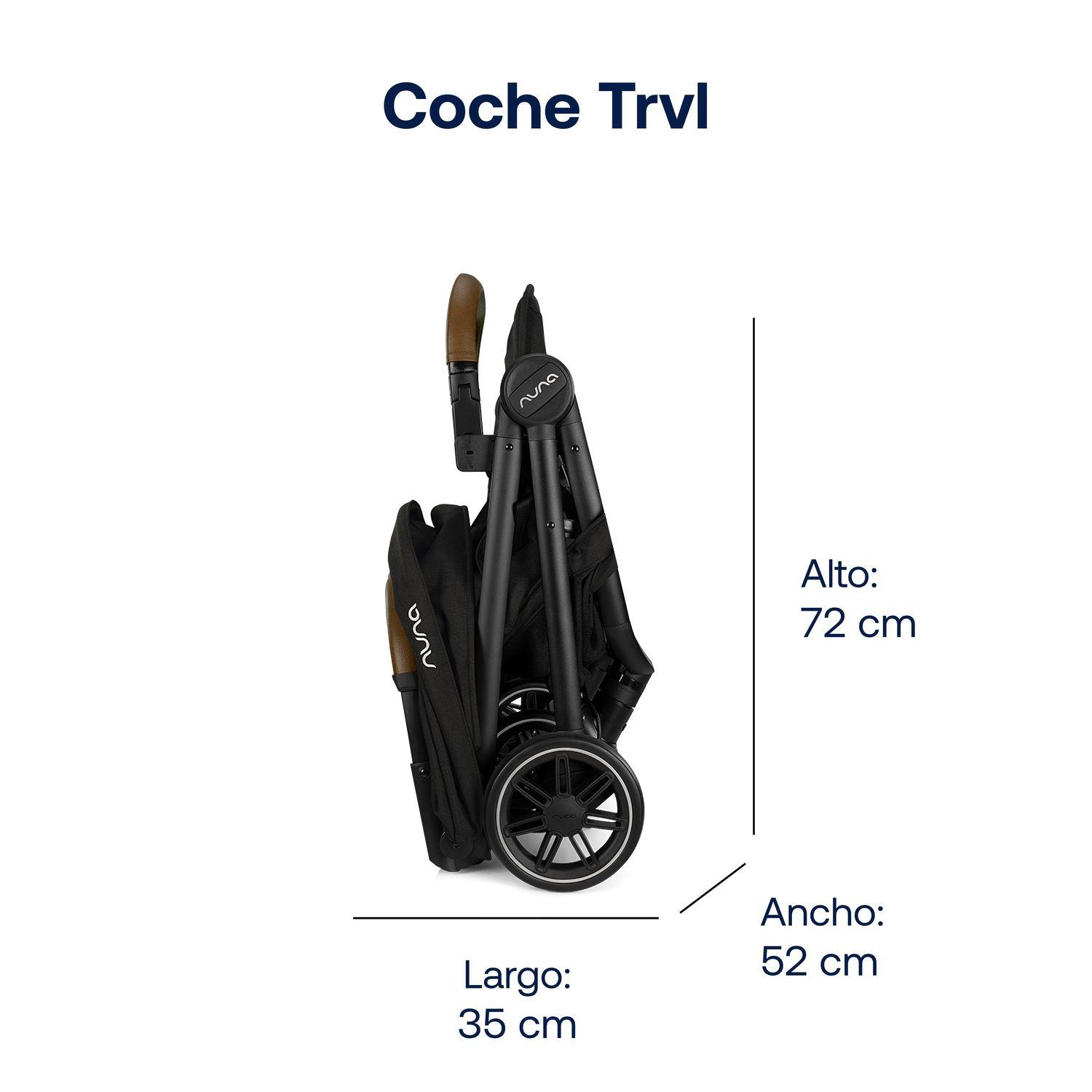 Coche de Paseo TRVL Negro Nuna-8