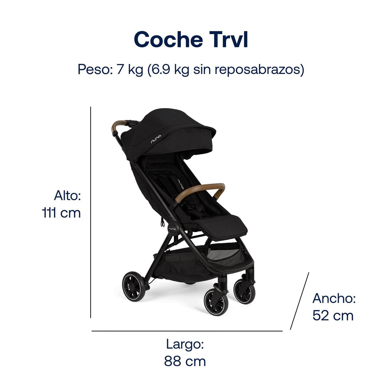 Coche de Paseo TRVL Negro Nuna-9
