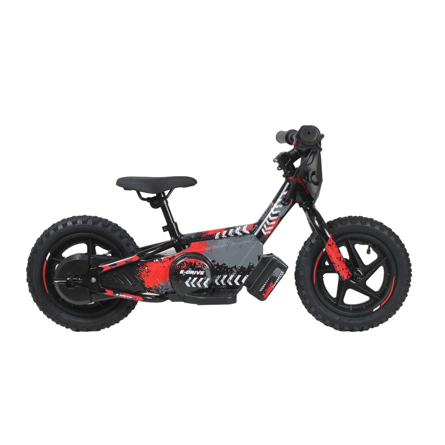 Bicicleta Moto Eléctrica E-Bike BeRide Aro 12 Roja-2