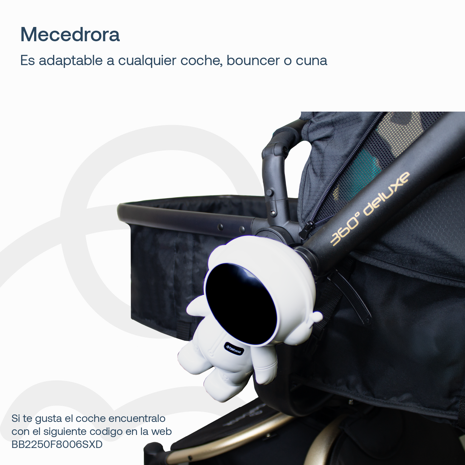 Mecedora Astro para Coches, Bouncers y Cunas Bebes-5
