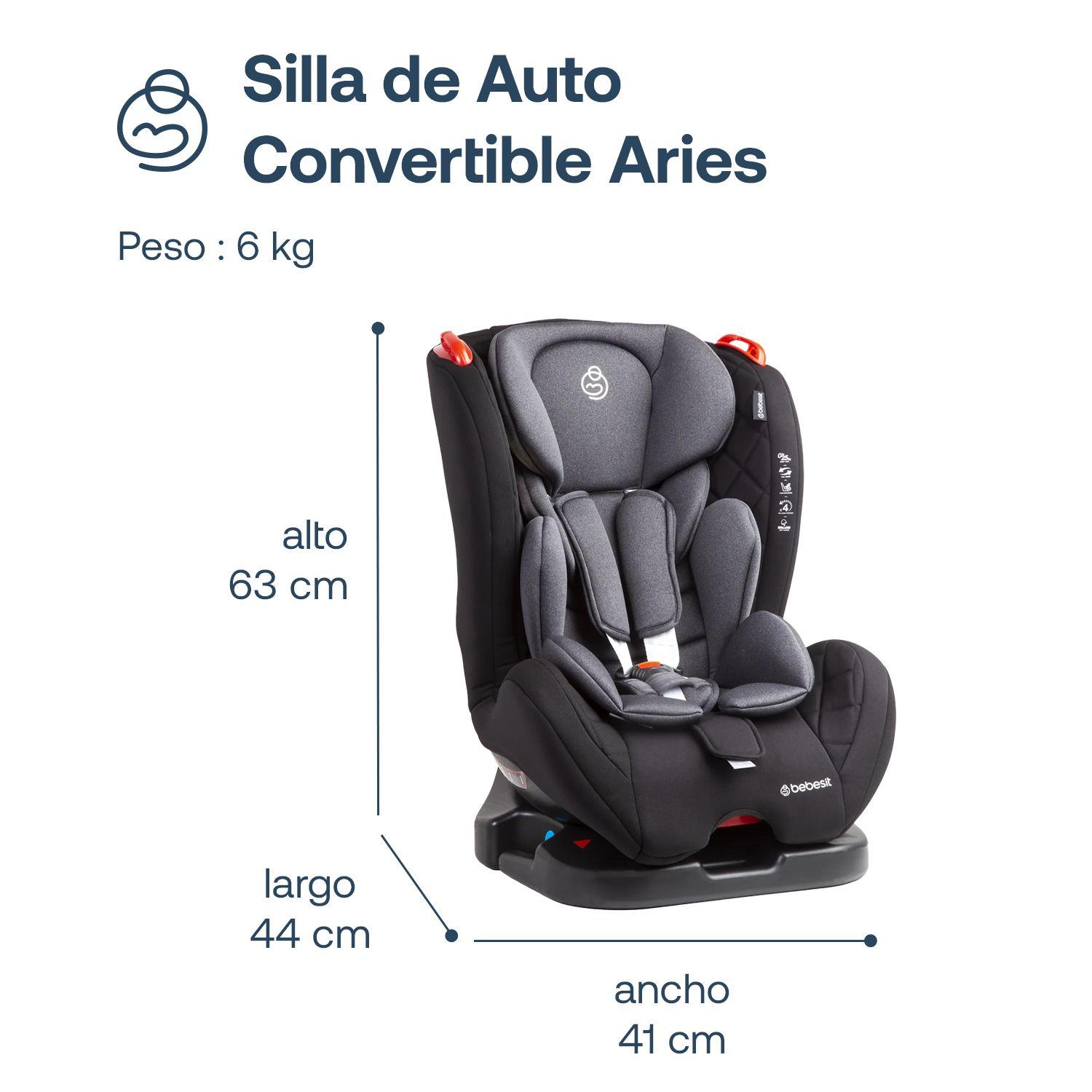 Silla de Auto Aries Dark Grey-6