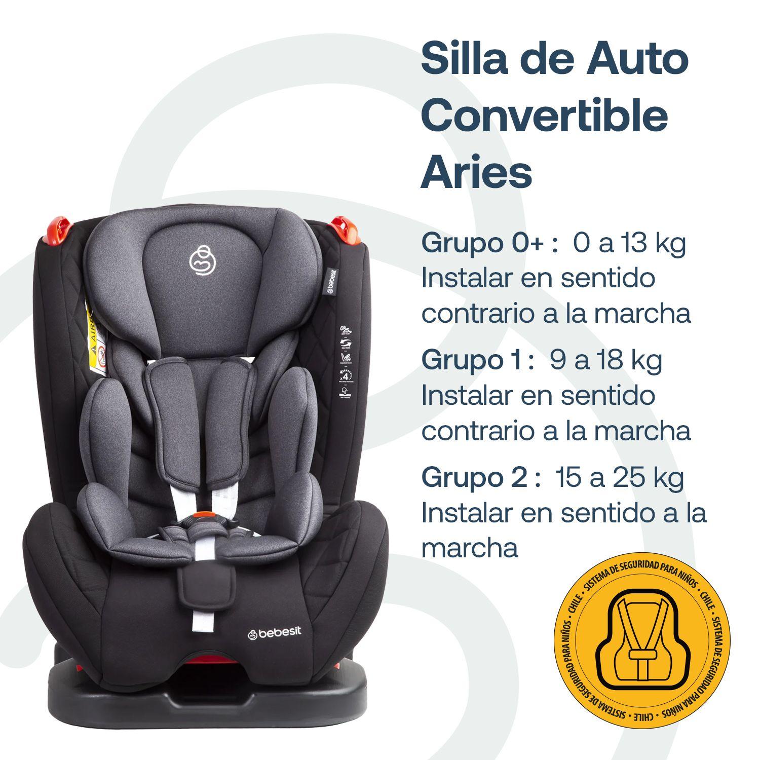 Silla de Auto Aries Dark Grey-7