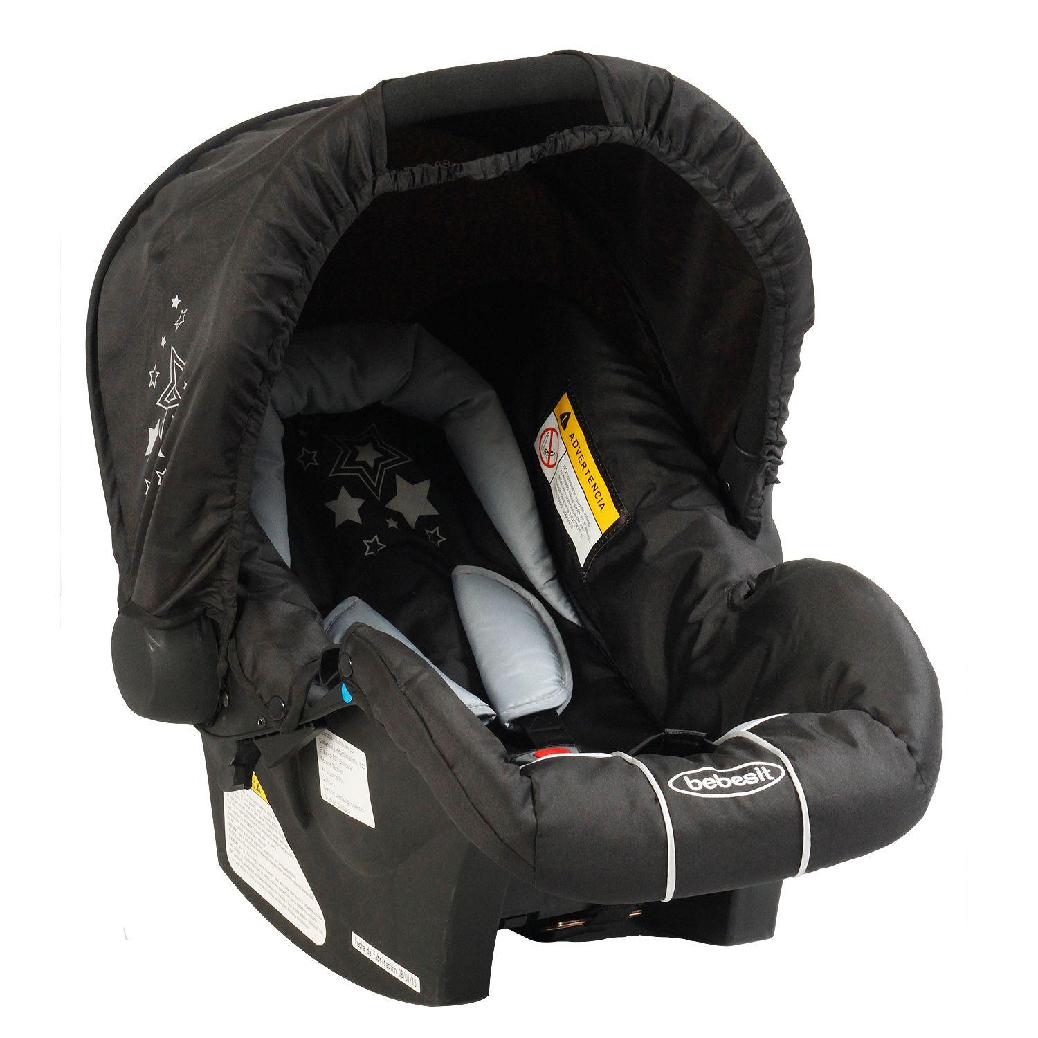 Coche Travel System Jazz Negro Gris Bebesit-3