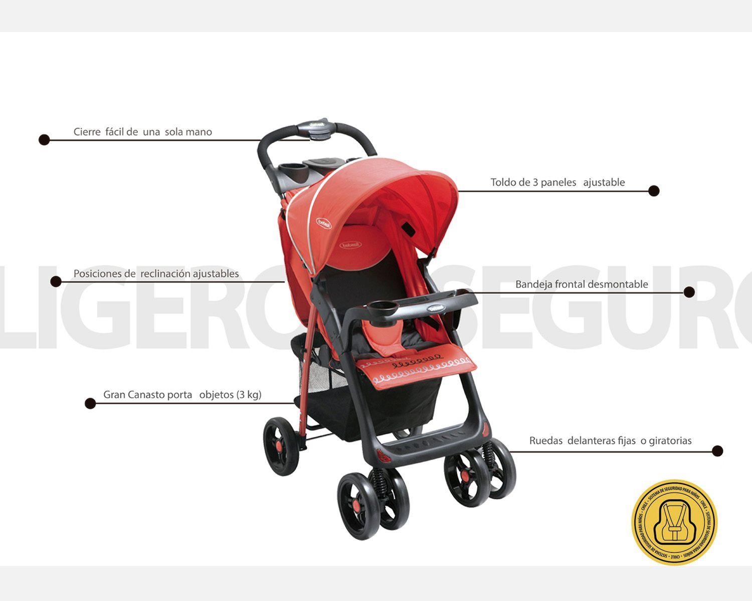 Coche Travel System Jazz Negro Gris Bebesit-7