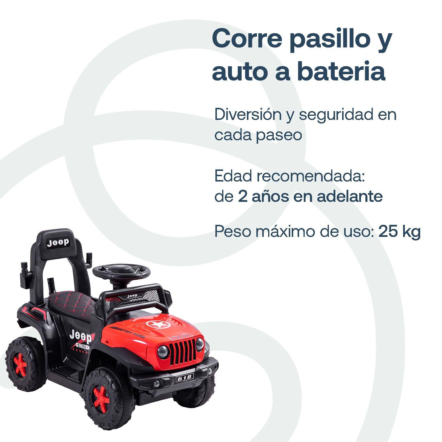 Auto Correpasillo Eléctrico Cruiser Rojo Bebesit-2