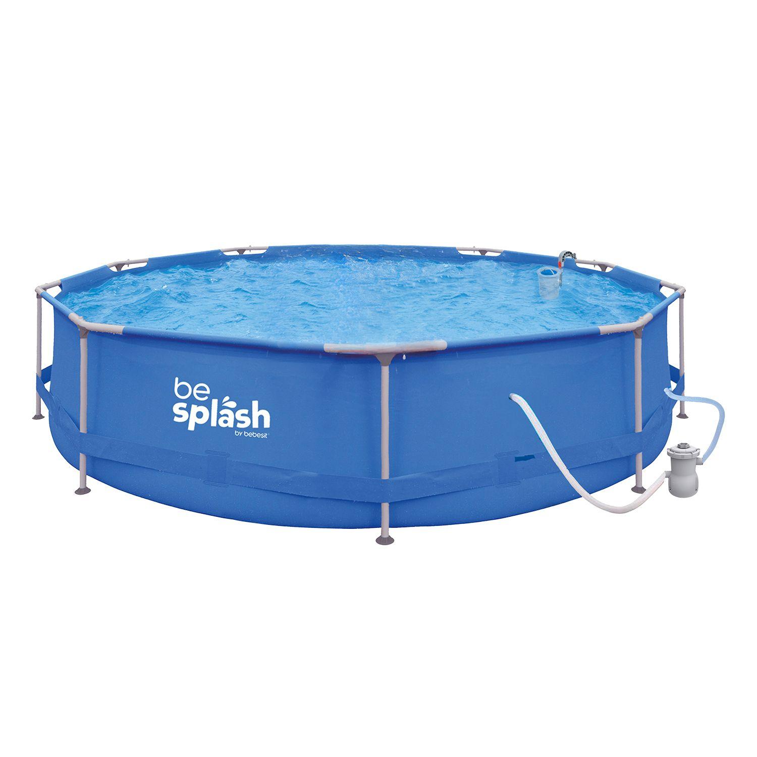 Piscina Estructural con Filtro y Skimmer 360x76cm BeSplash-0