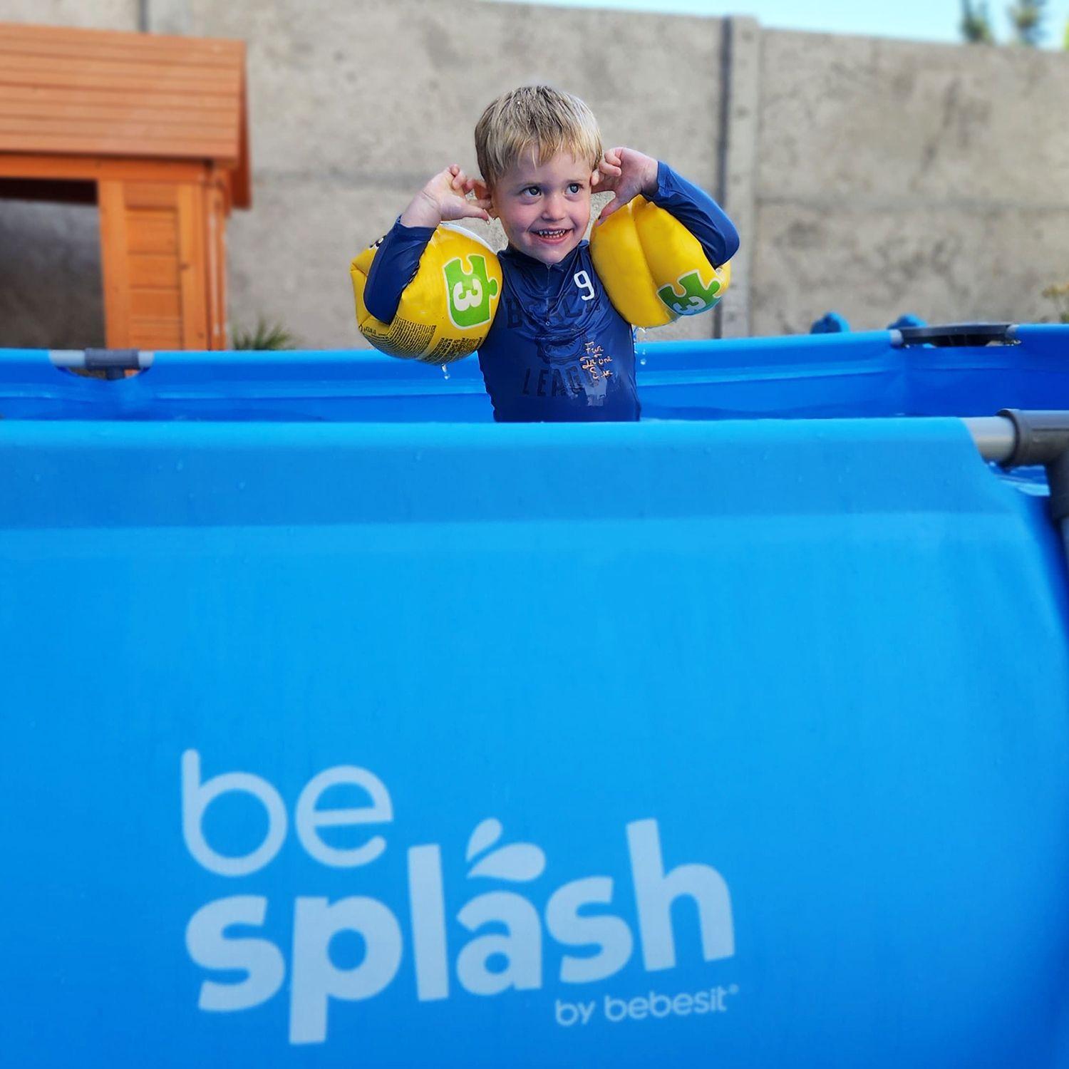 Piscina Estructural con Bomba y Cobertor 360x76cm BeSplash-7