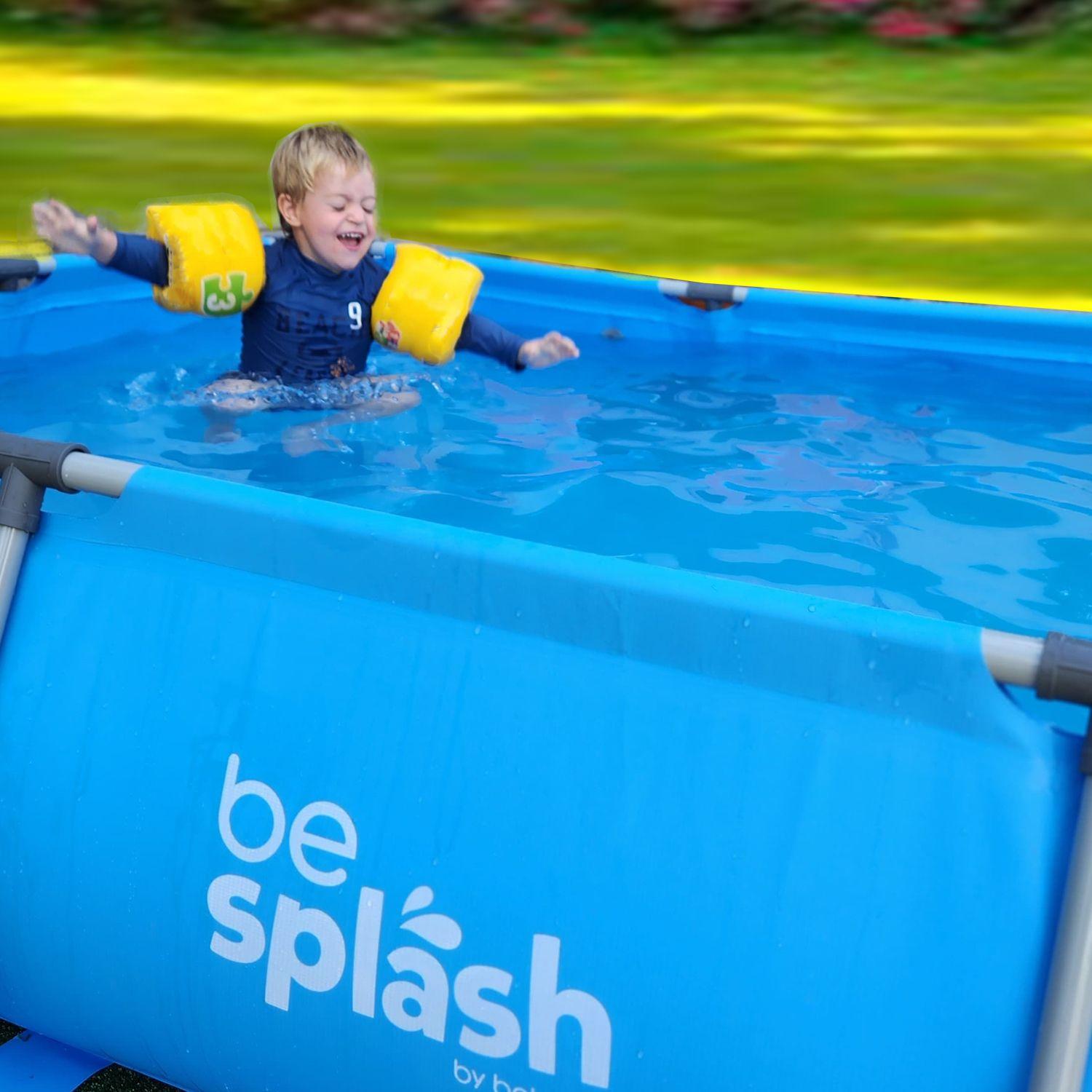 Piscina Estructural con Bomba y Cobertor 360x76cm BeSplash-8