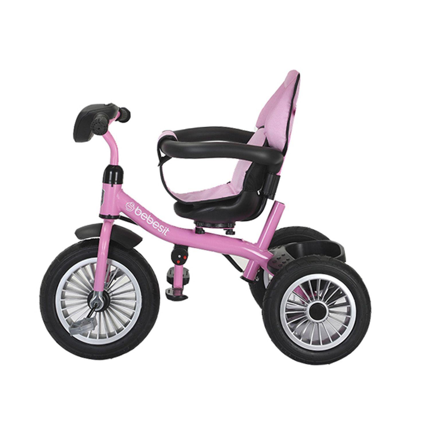 Triciclo Paseo Infantil 360 1326 LX Rosado Bebesit-7