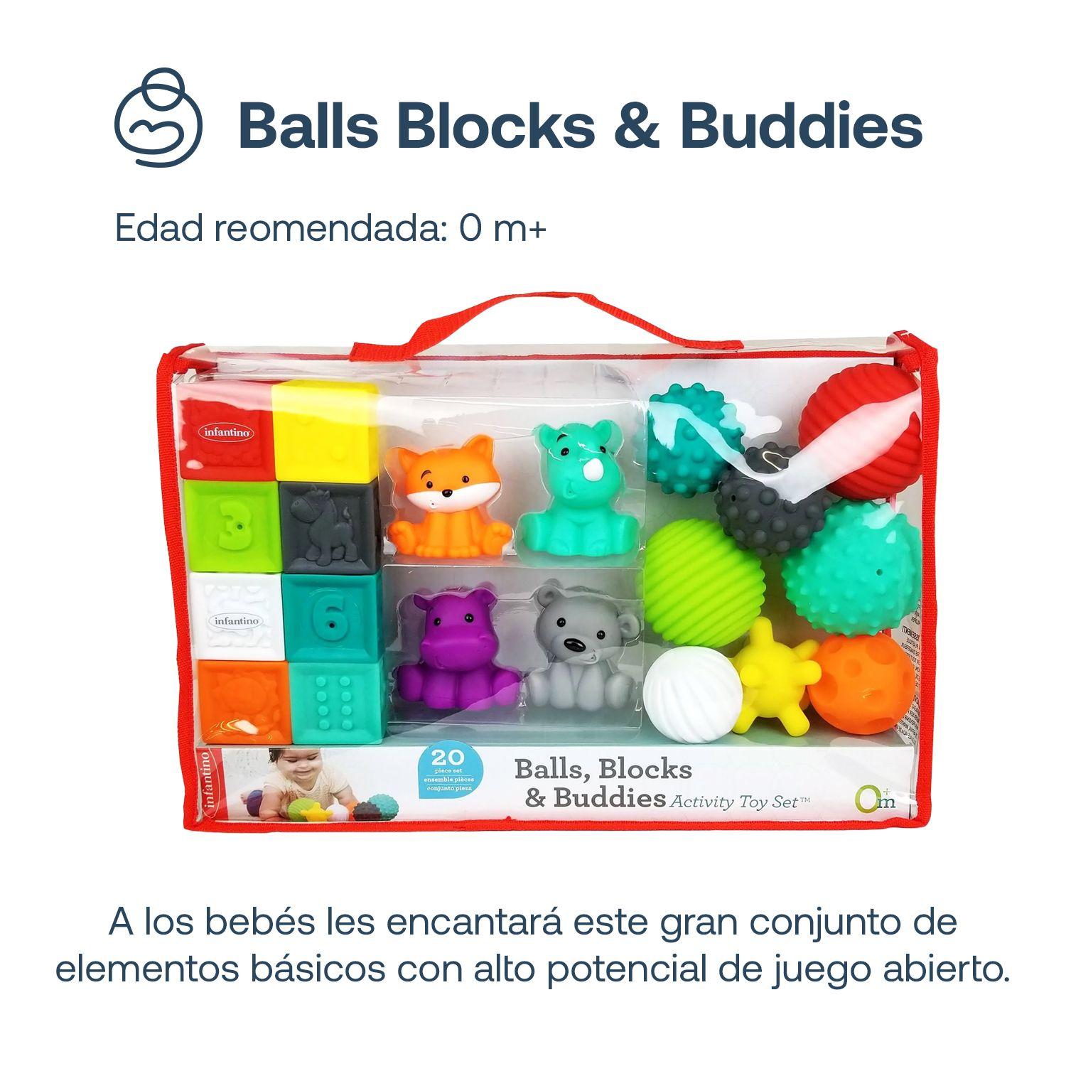 Juguete Bebé Interactivo Balls Blocks Buddies Infantino-2