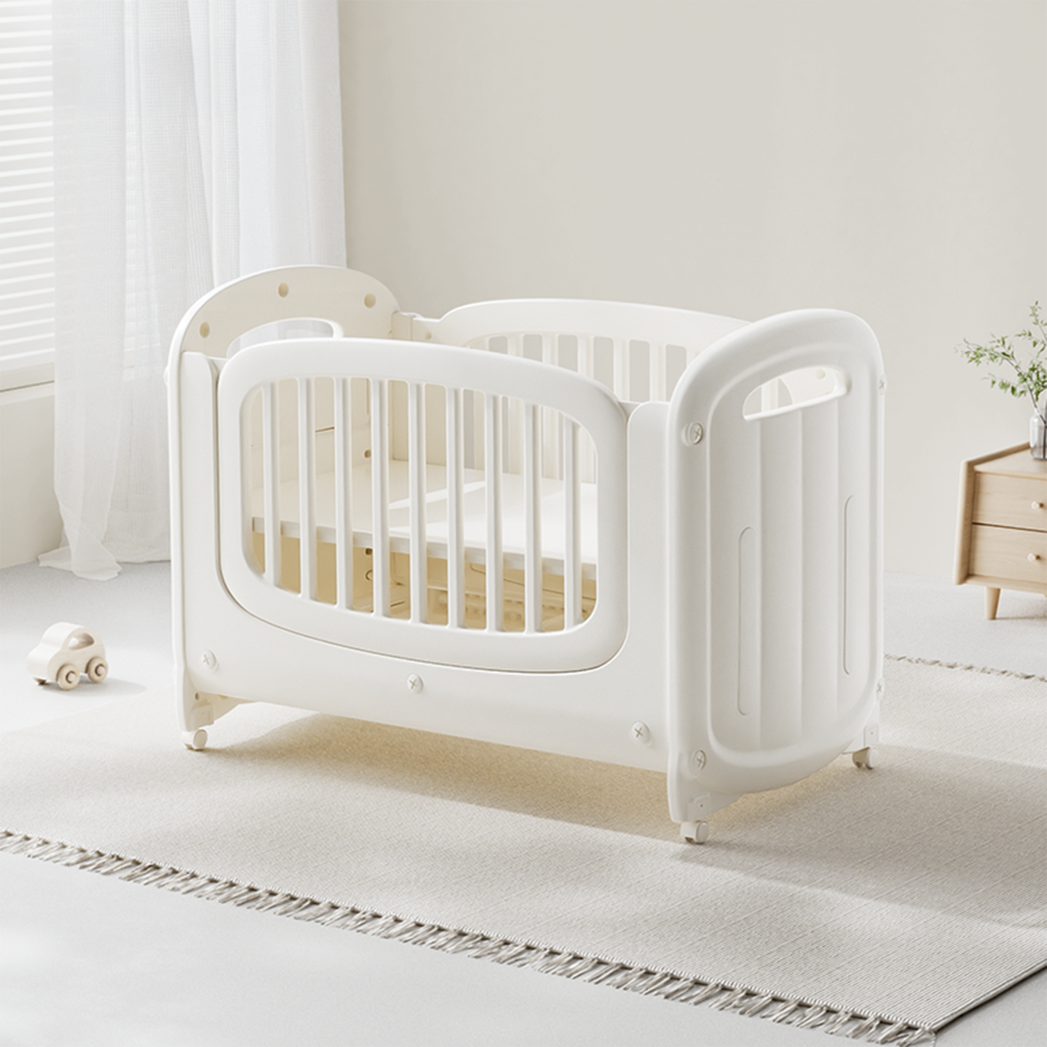 Cuna Corral Space Montessori para Bebés y Niños-1