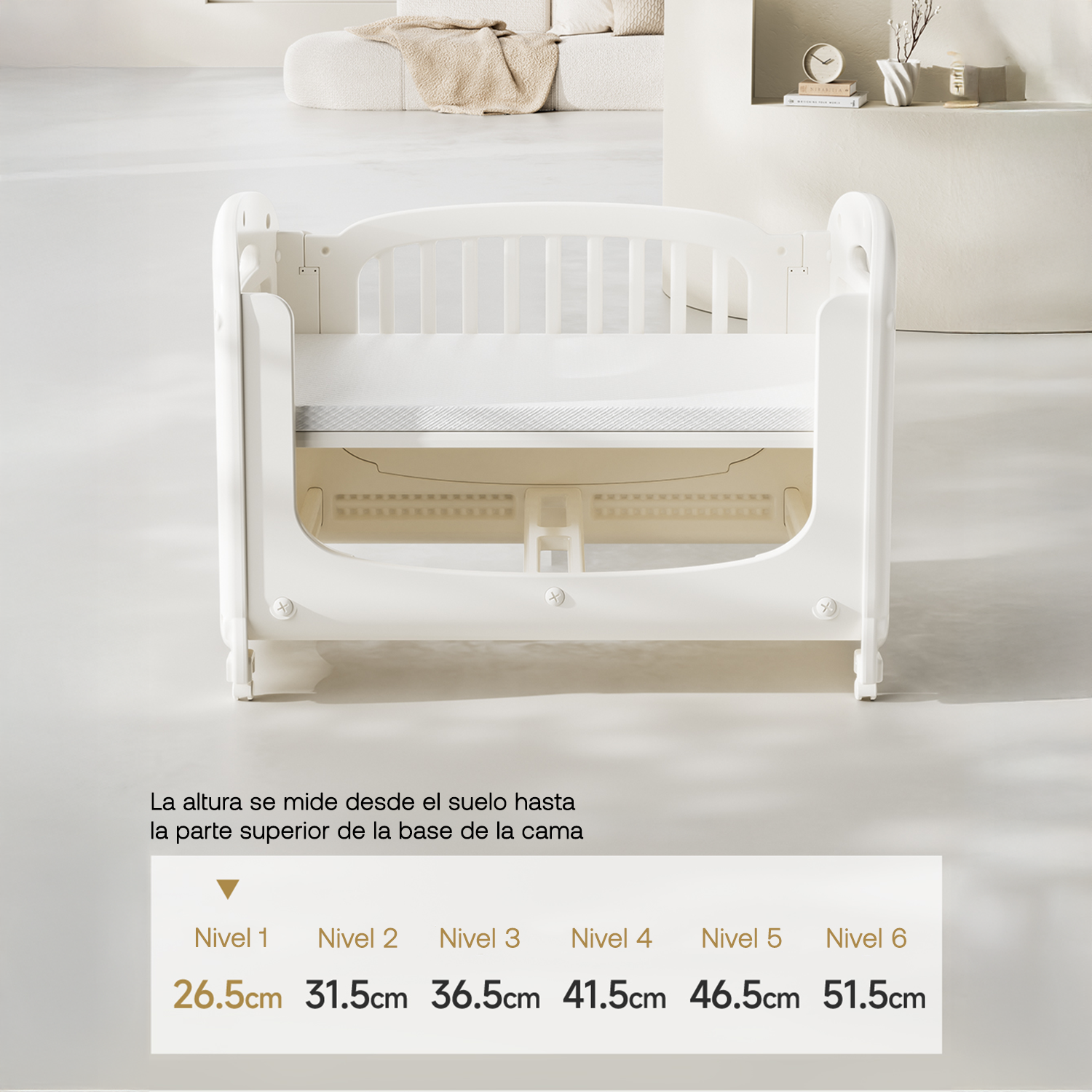 Cuna Corral Space Montessori para Bebés y Niños-2