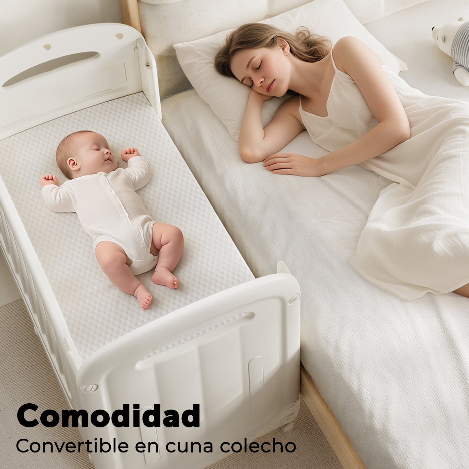 Cuna Corral Space Montessori para Bebés y Niños-4