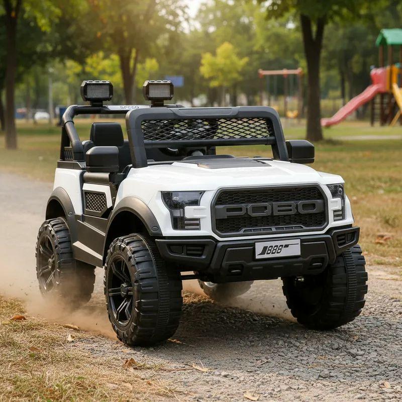 Camioneta Eléctrica FullExpedition Niño Niño Infantil Blanco-1