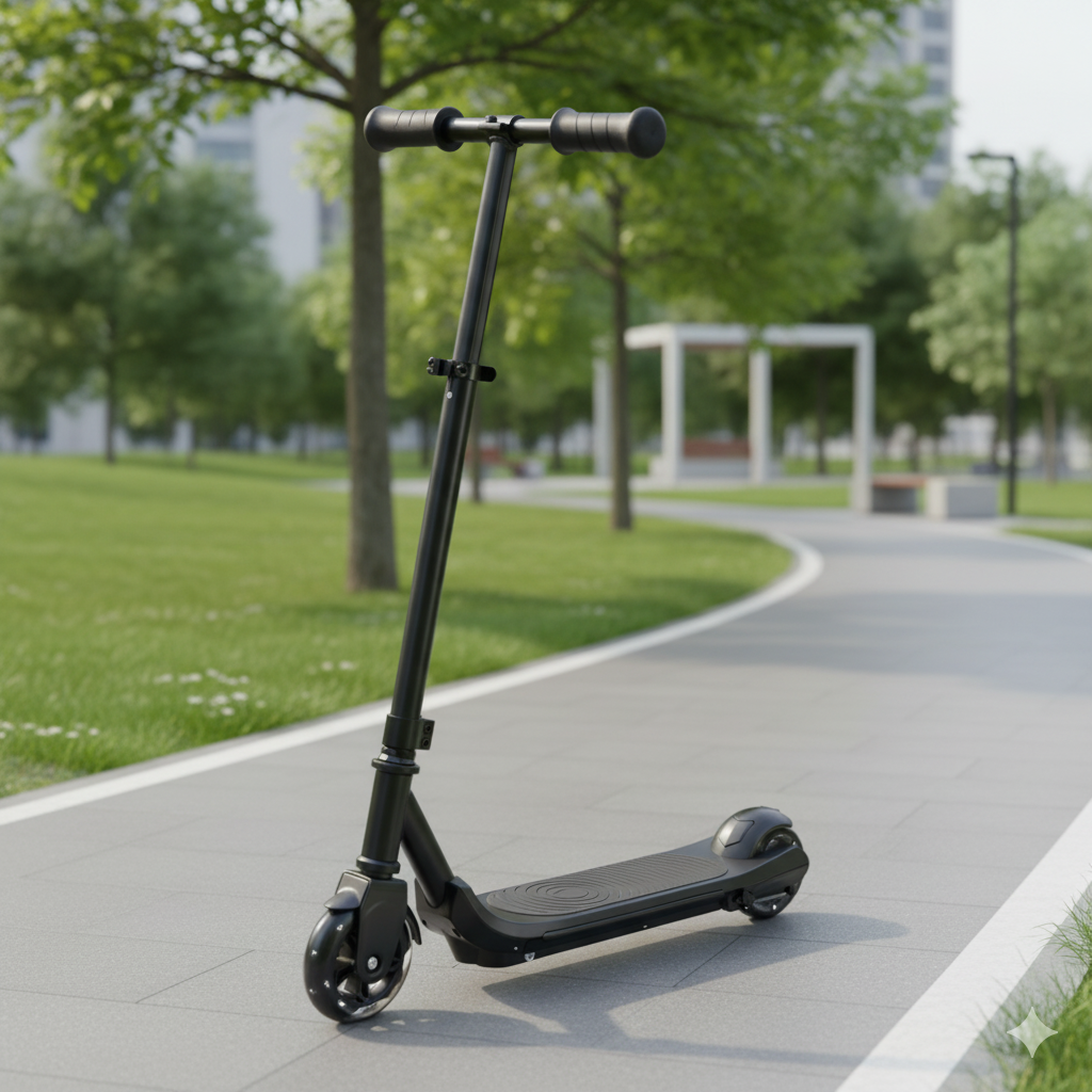 Monopatín Eléctrico Plegable E-Scooter 60W 24V2000mah Negro-3