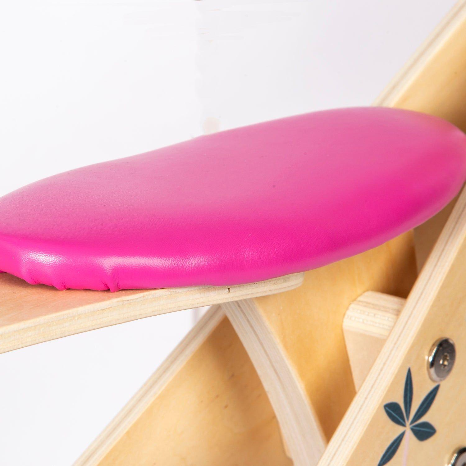 Bicicleta De Equilibrio Aprendizaje Madera Flamenco Rosa Bebesit-6
