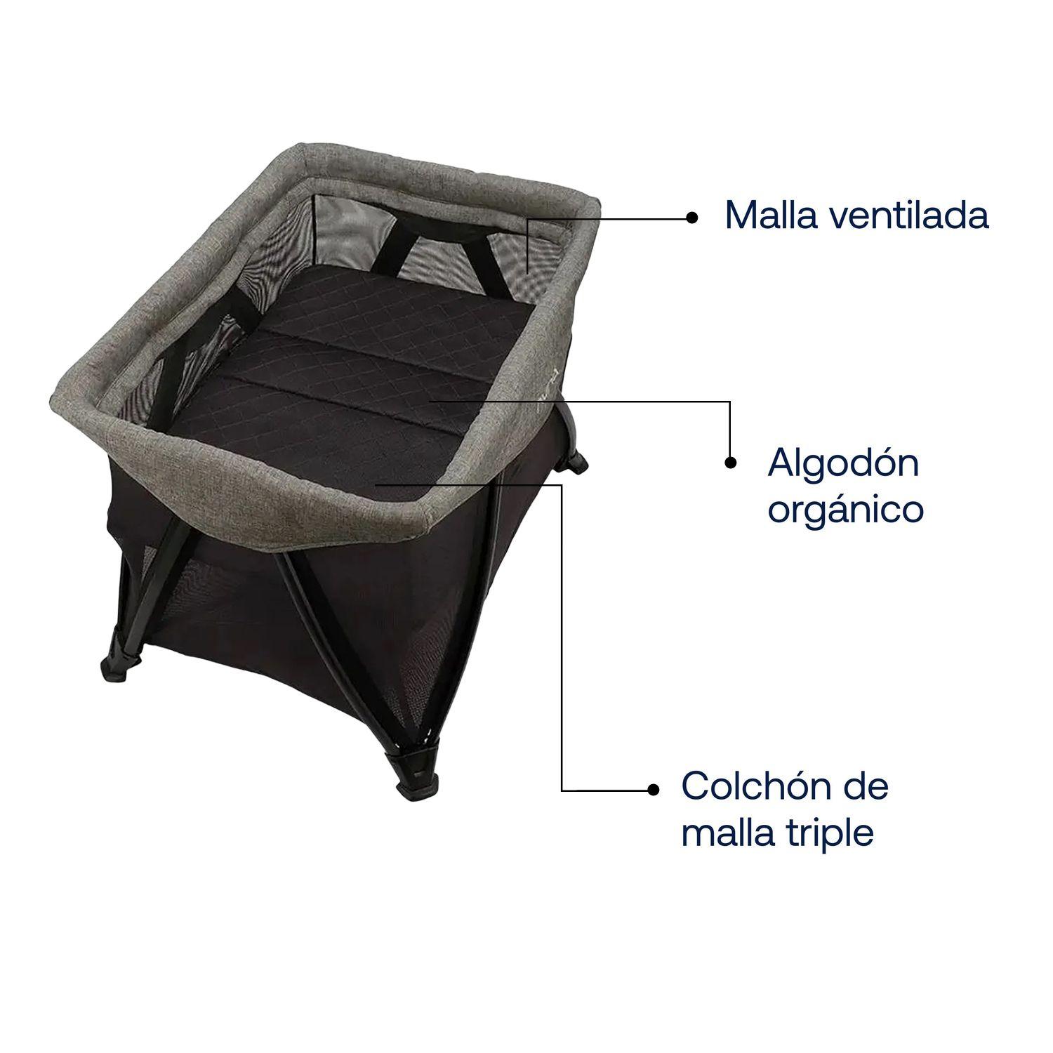 Cuna Nuna Sena Aire Charcoal-2