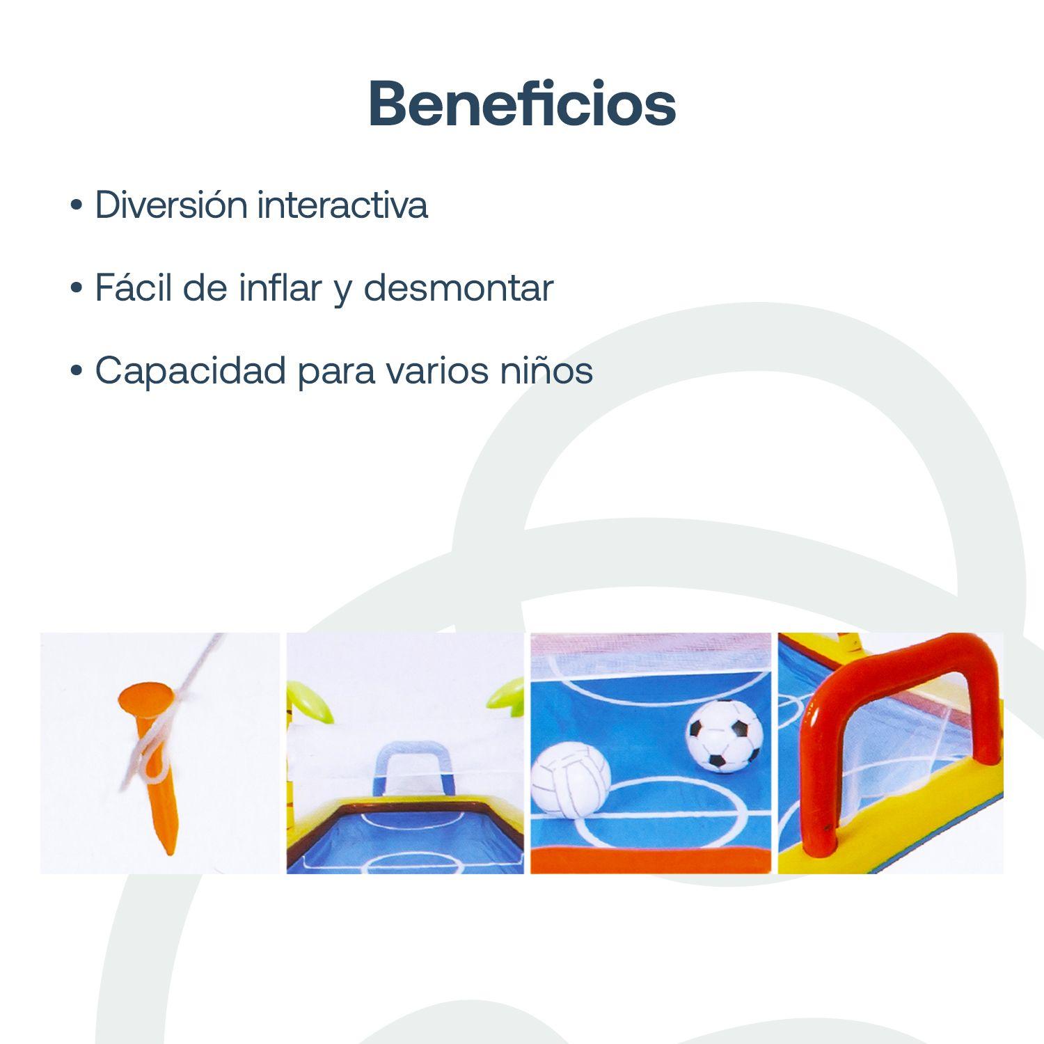 Piscina Centro de Juegos Futbol Voley Multicancha Be Splash-5