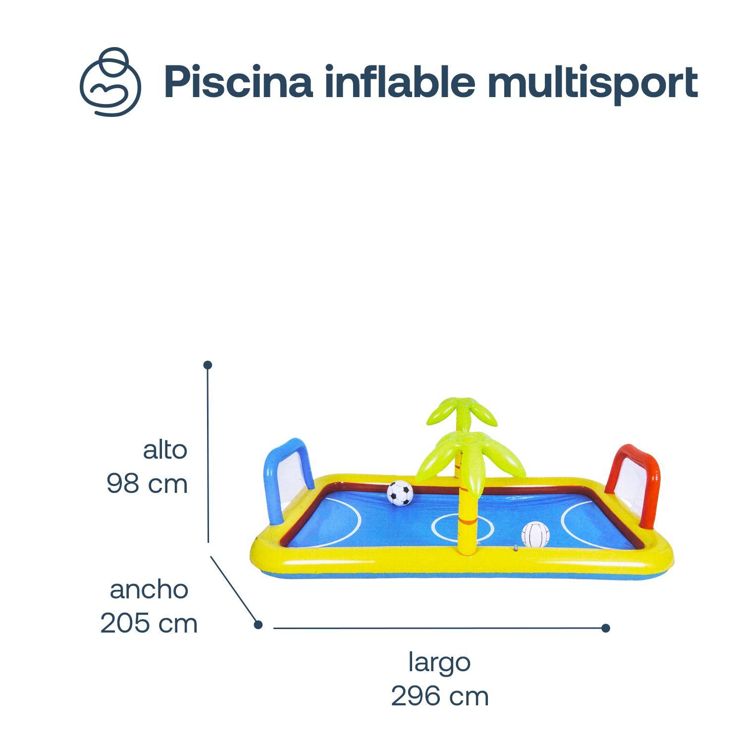 Piscina Centro de Juegos Futbol Voley Multicancha Be Splash-6