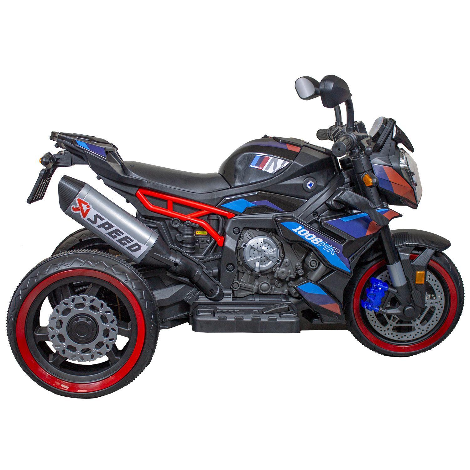 Trimoto V9 Supersport Niños Infantil 12V a Batería Rojo-2