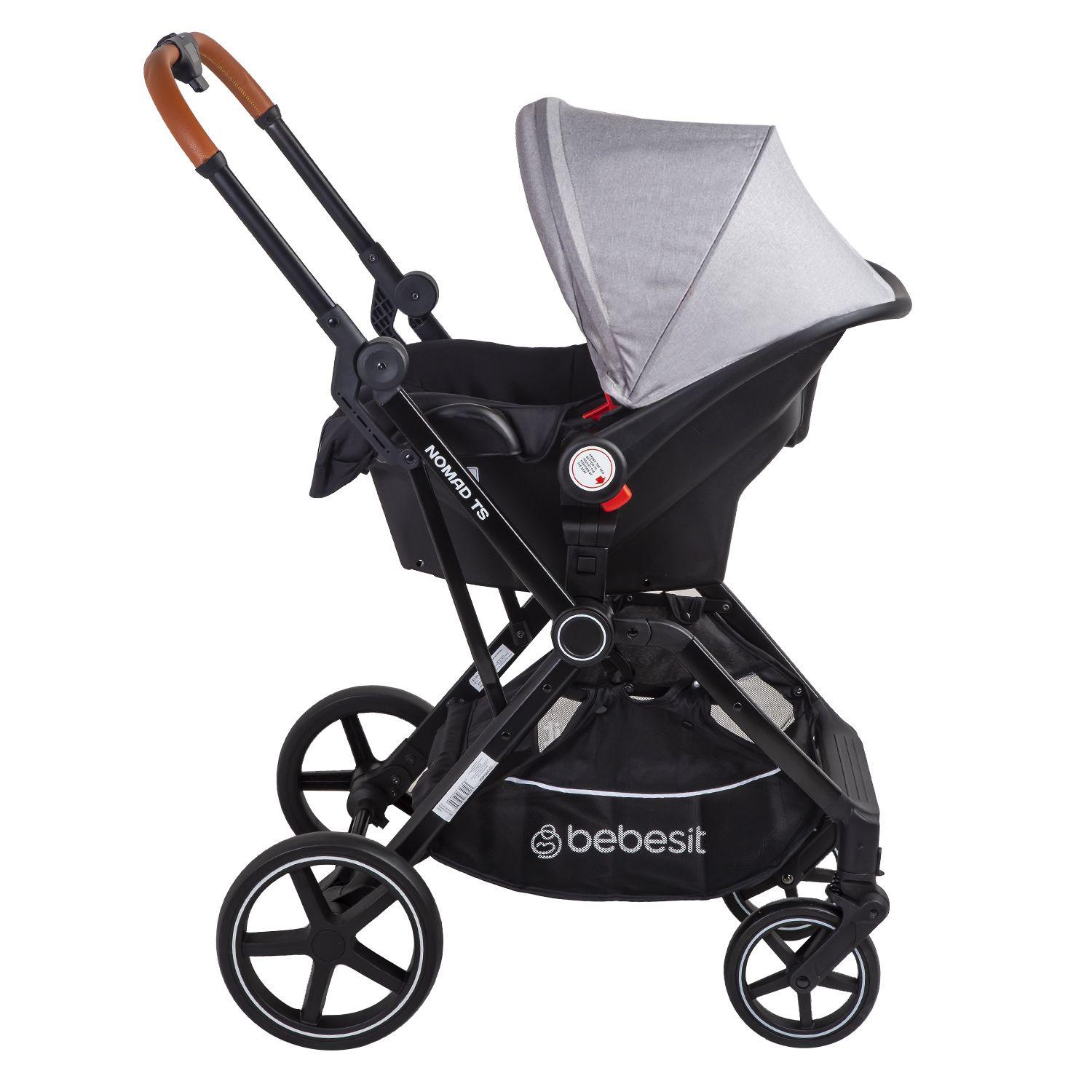 Coche Travel System Nomad Gris Bebesit-6