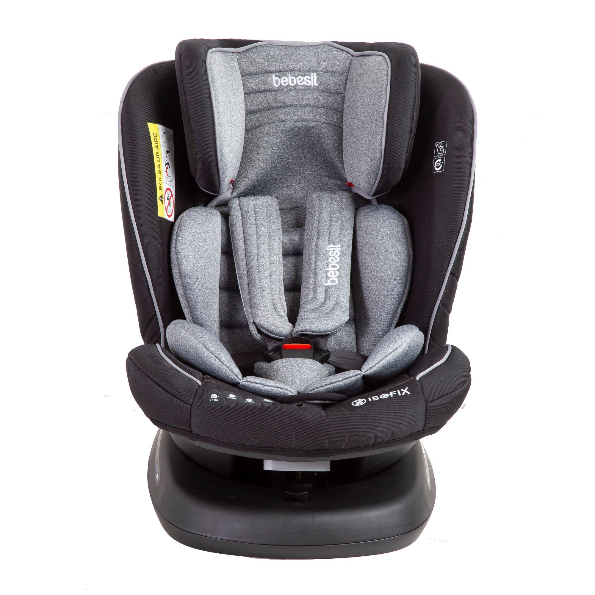 Silla de Auto Bebesit Supra 360° gris-2