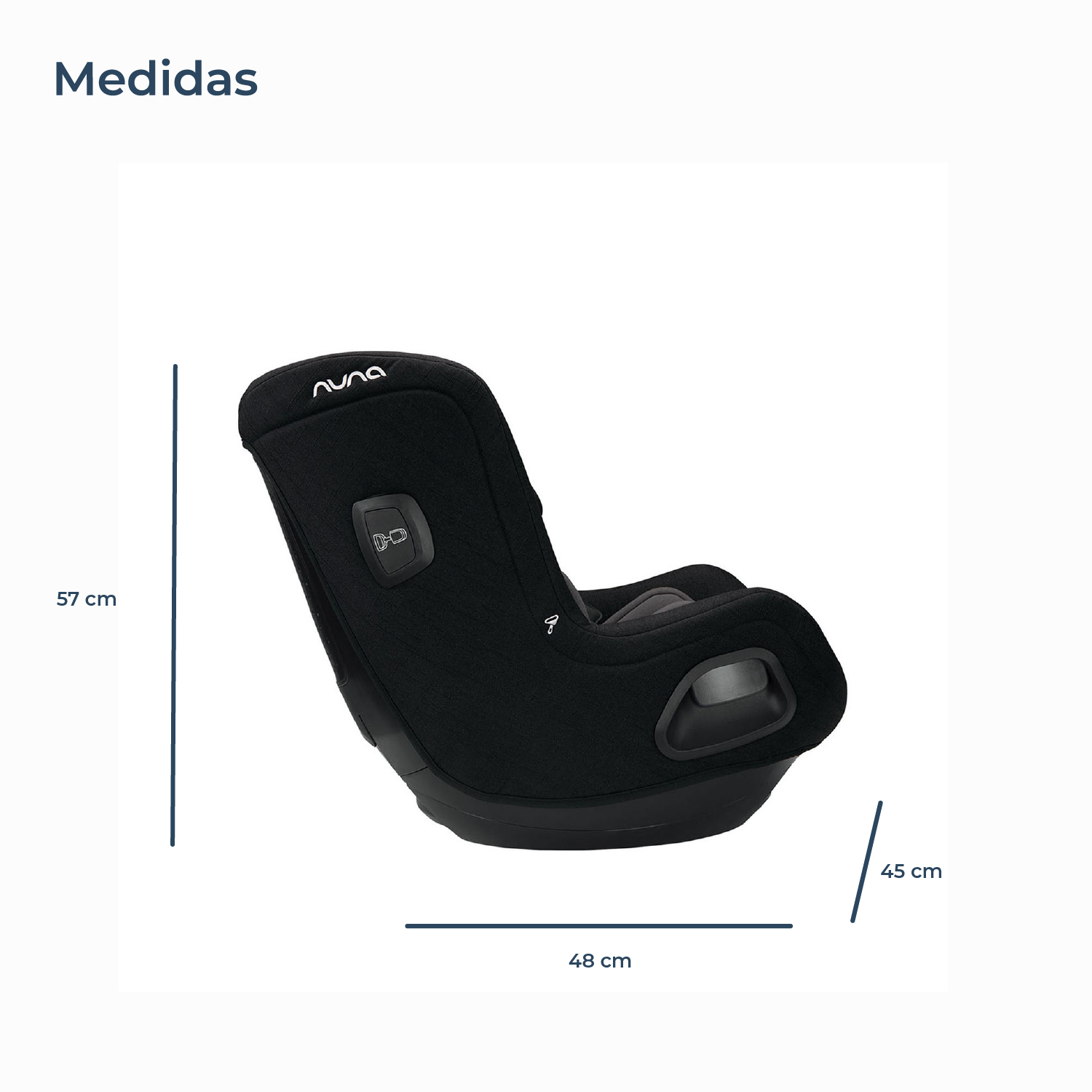 Silla Auto Convertible Nuna Todl Next Caviar-8