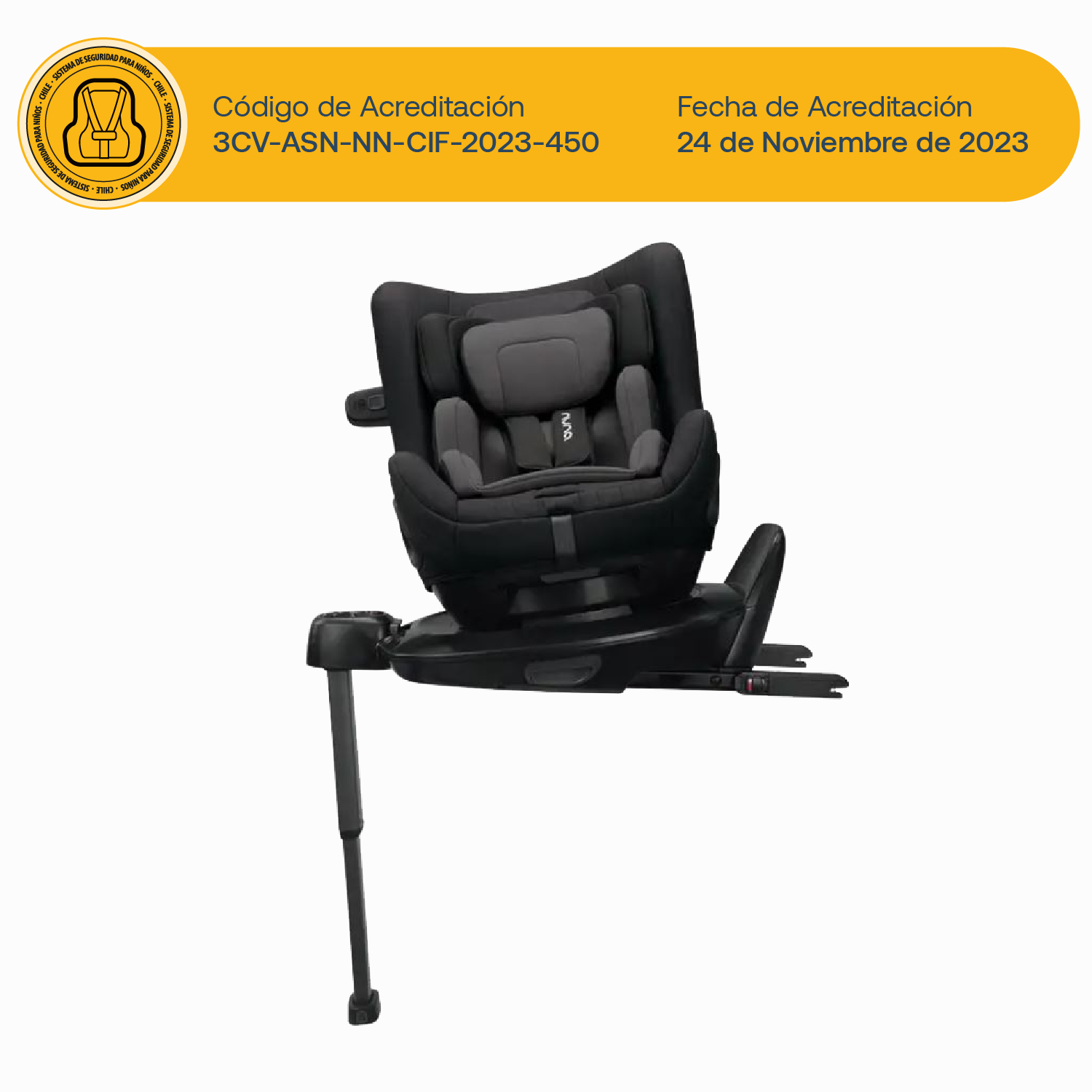 Silla Auto Convertible Nuna Todl Next Caviar-5