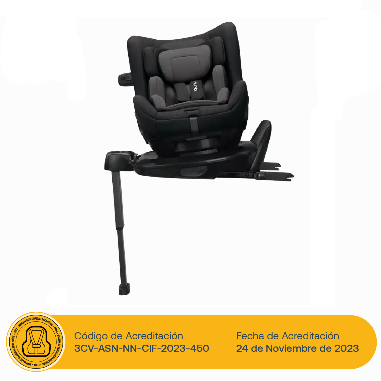 Silla Auto Convertible Nuna Todl Next Caviar-2
