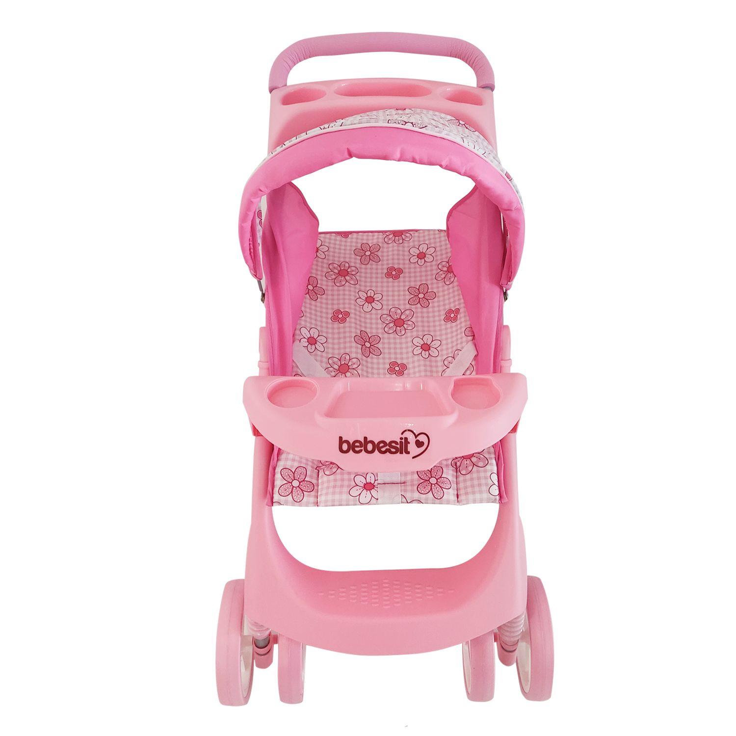 Coche Travel de Juguete para Muñeca Flor Bebesit-3