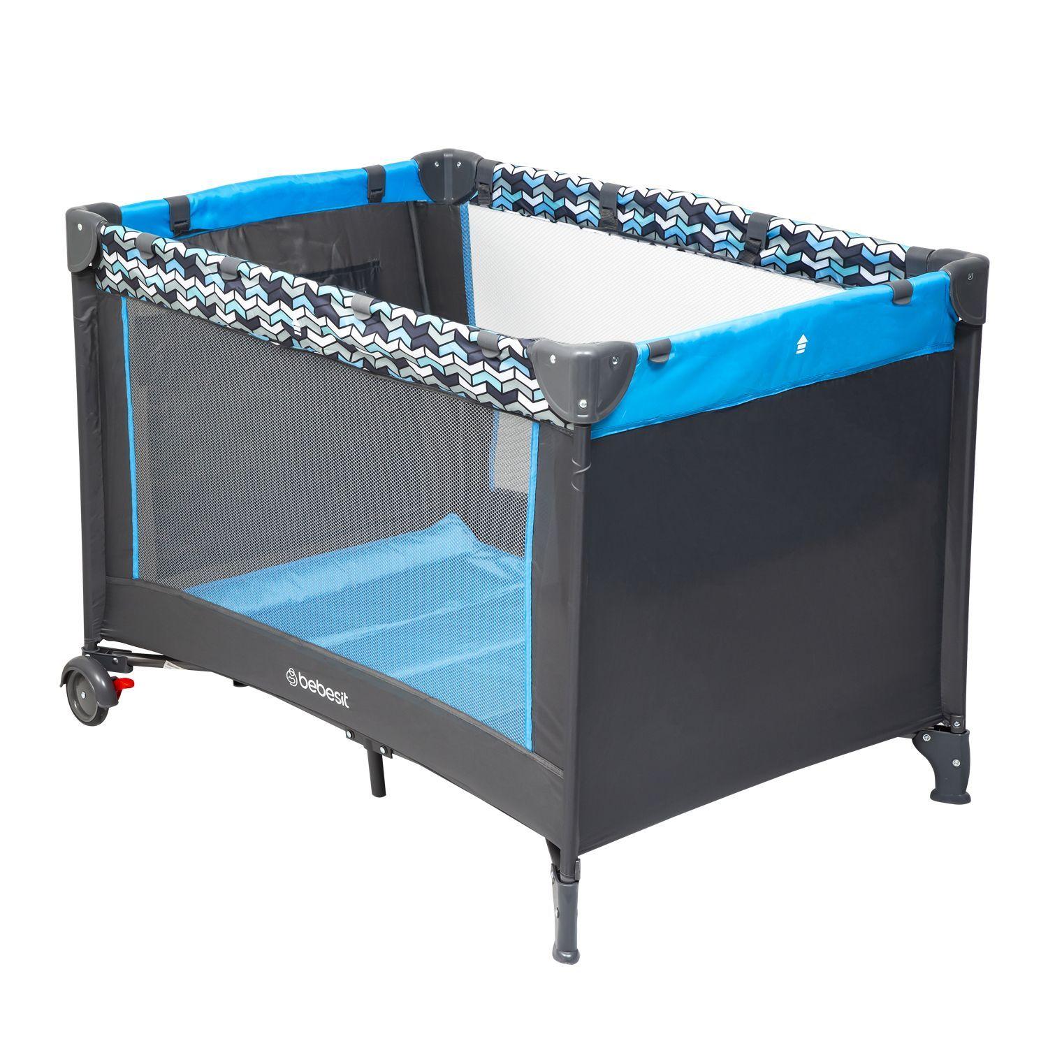 Cuna Pack and Play 6029 Azul Bebesit-1
