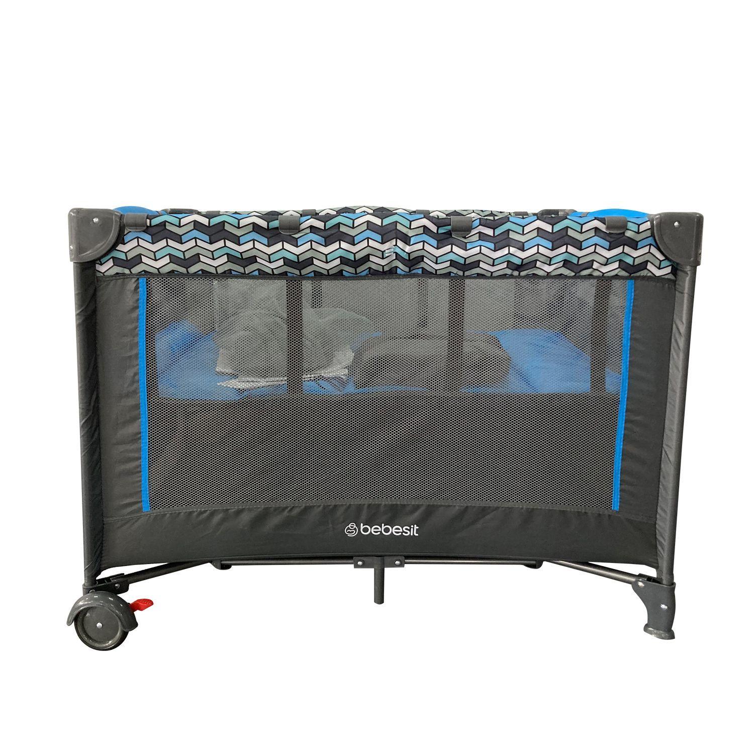 Cuna Pack and Play 6029 Azul Bebesit-3