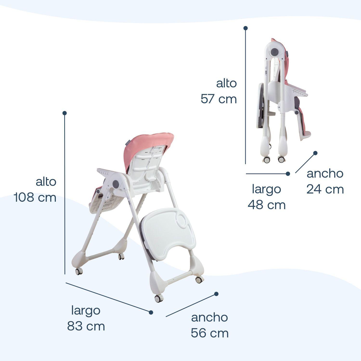 Silla de Comer EasyFeed Rosado Bebesit-7