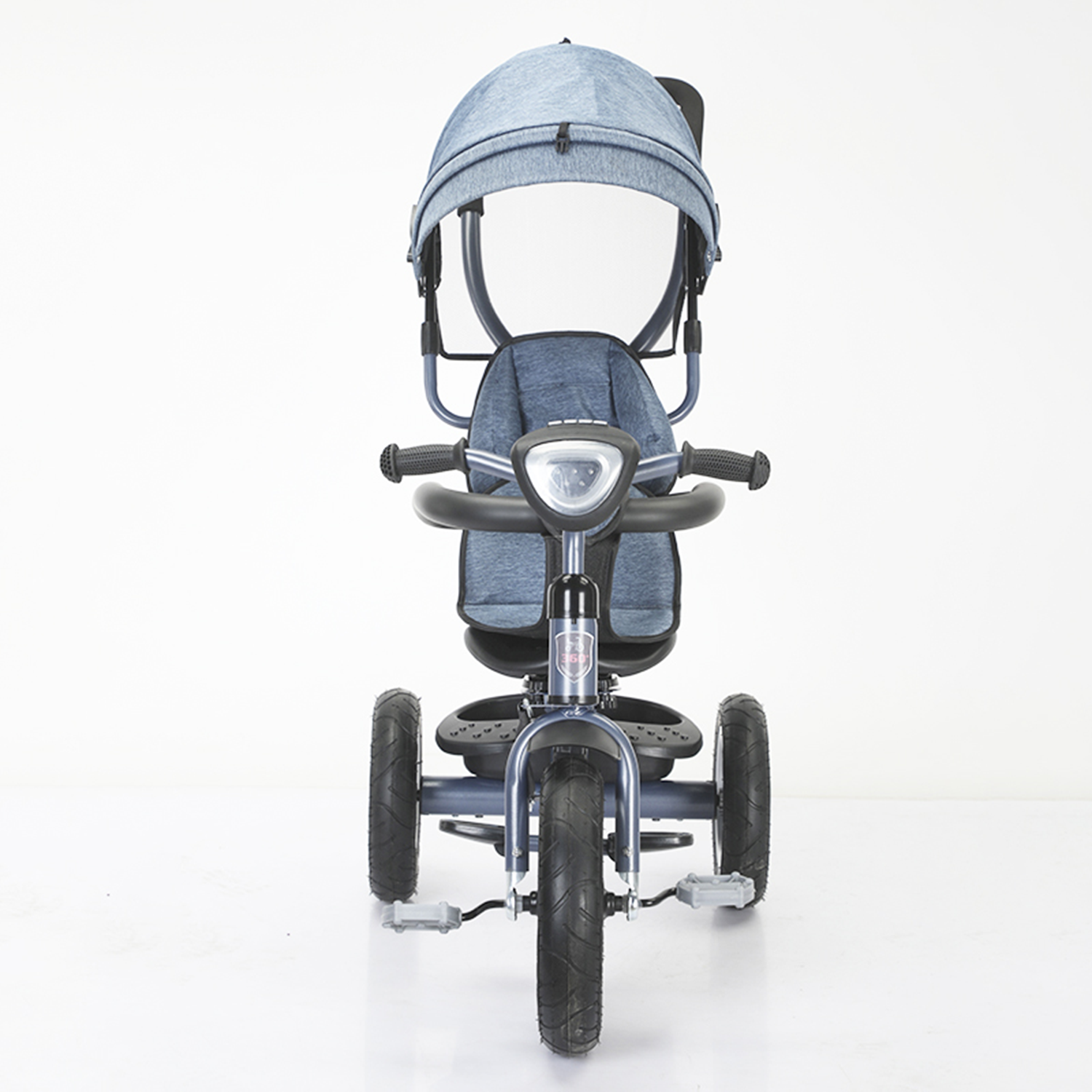 Triciclo Paseo Infantil 360 1326 LX Azul Bebesit-7