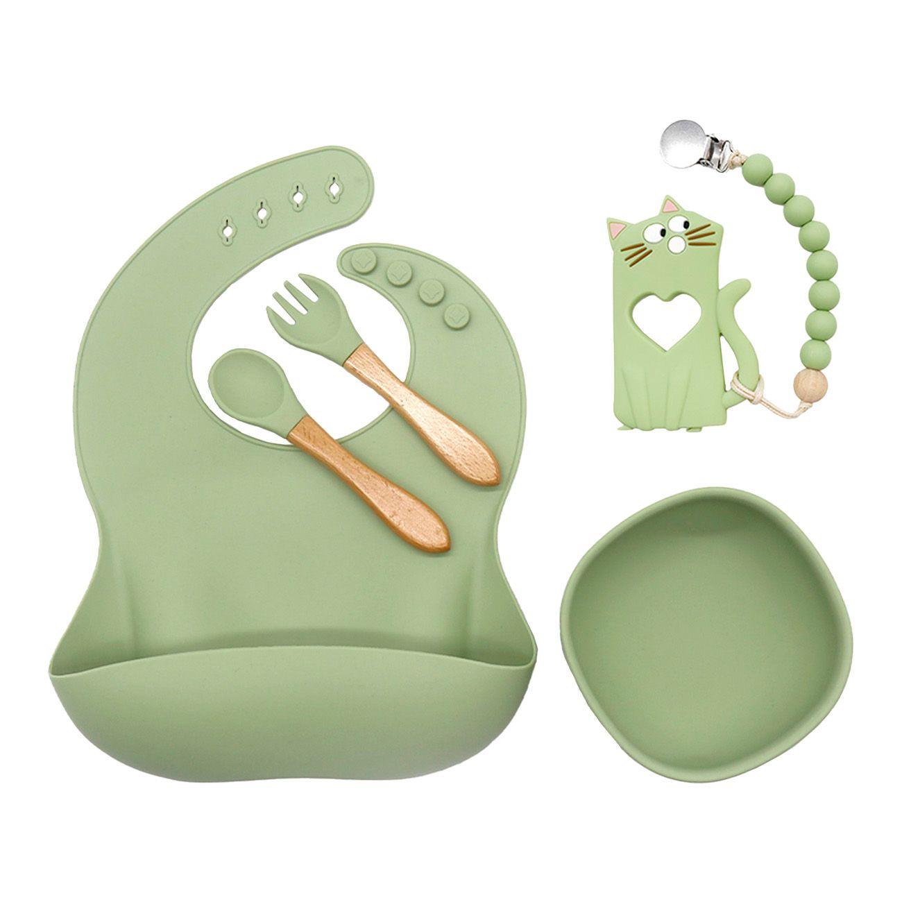 Set Alimentación March Silicona Verde-0