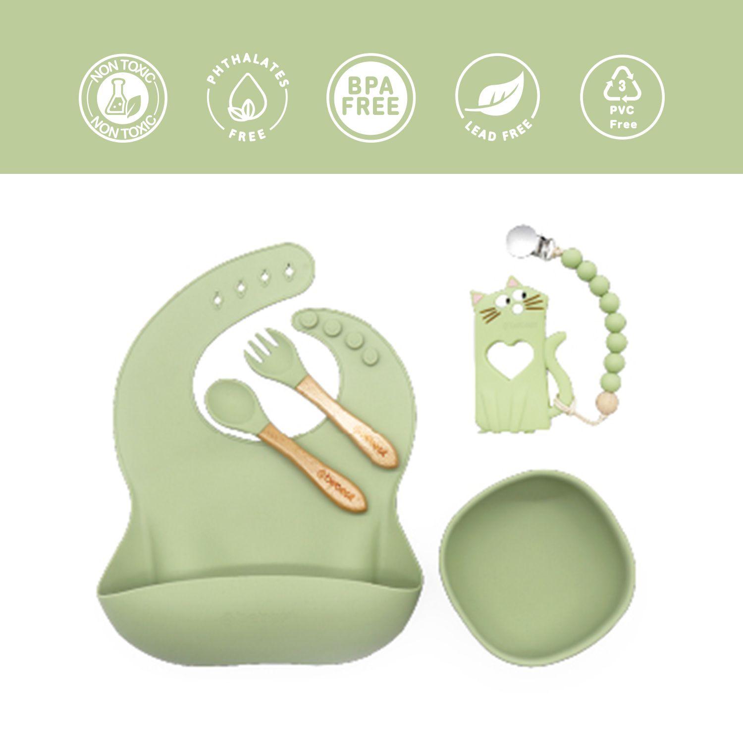 Set Alimentación March Silicona Verde-5