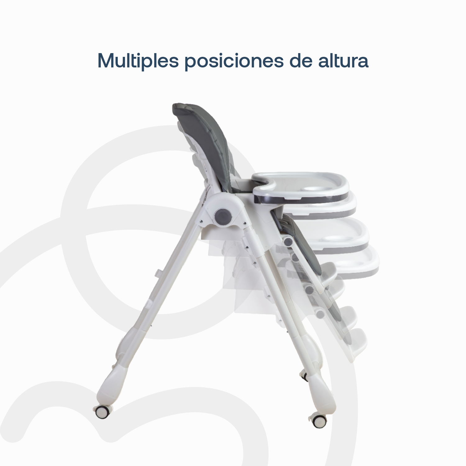 Silla de Comer EasyFeed Gris Bebesit-5