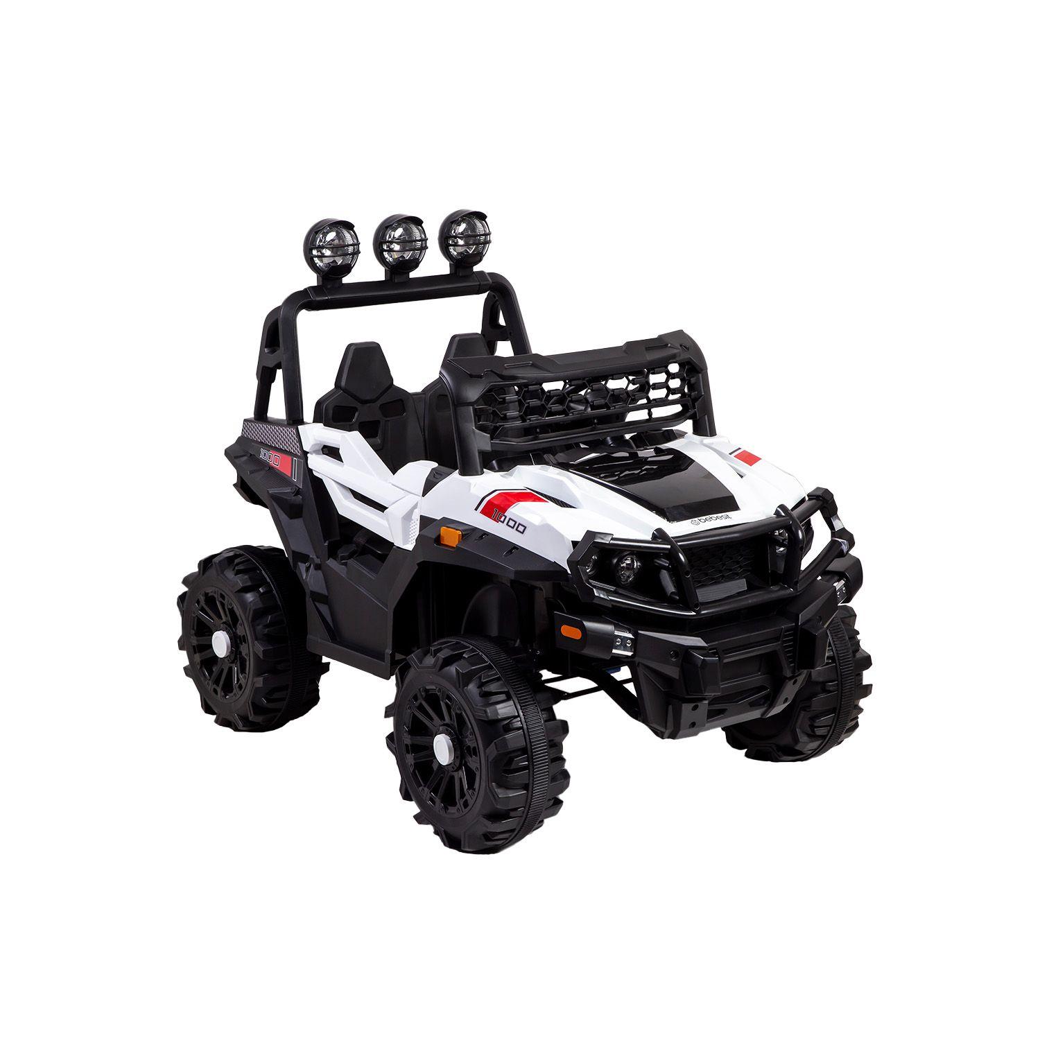 Camioneta Eléctrica SUV todo terreno Explorer Blanco Bebesit-0
